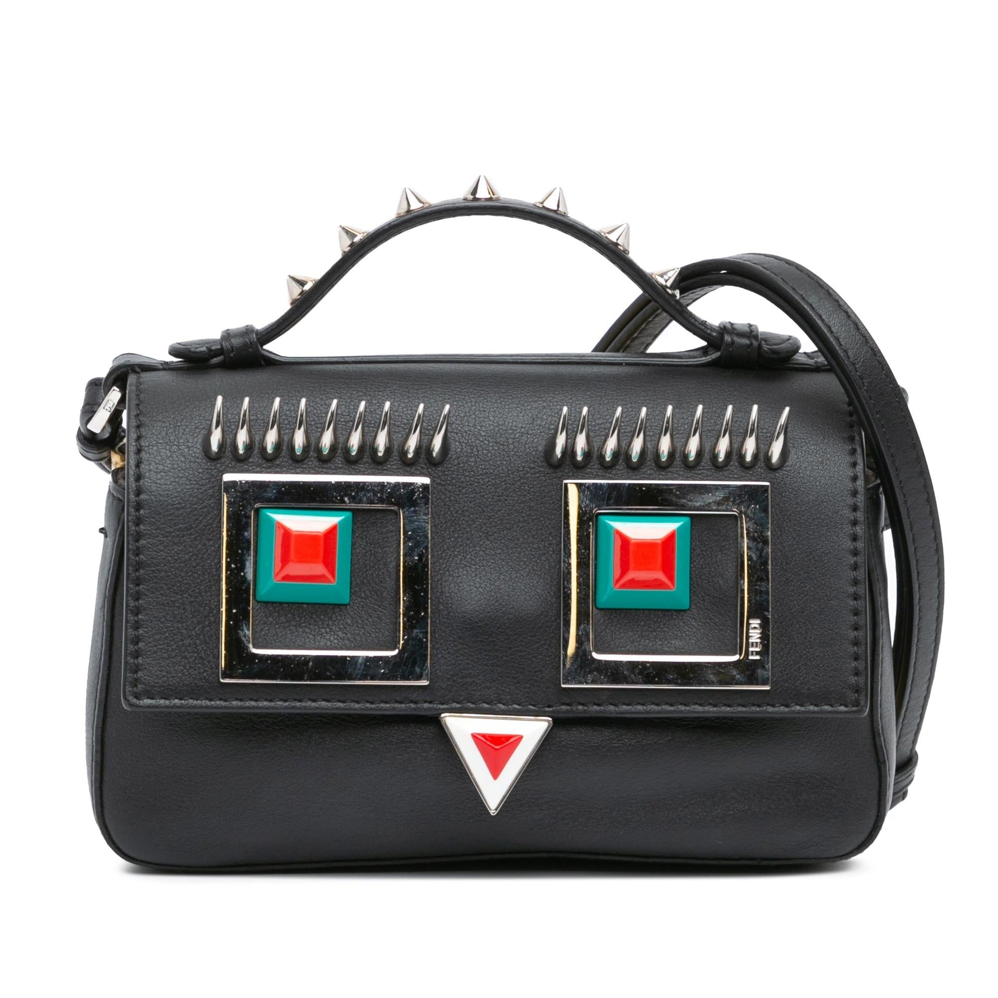 Fendi Hypnoteyes Double Baguette Satchel Micro Satchel Bag