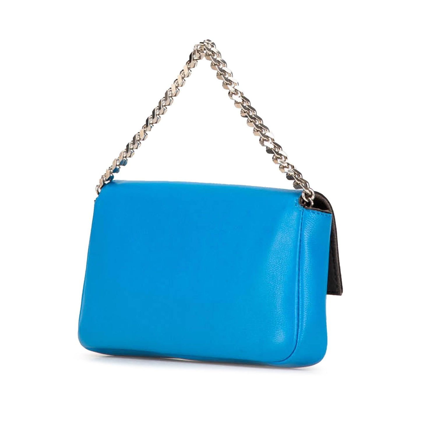 Fendi Monster Baguette Satchel Leather Micro Satchel Bag