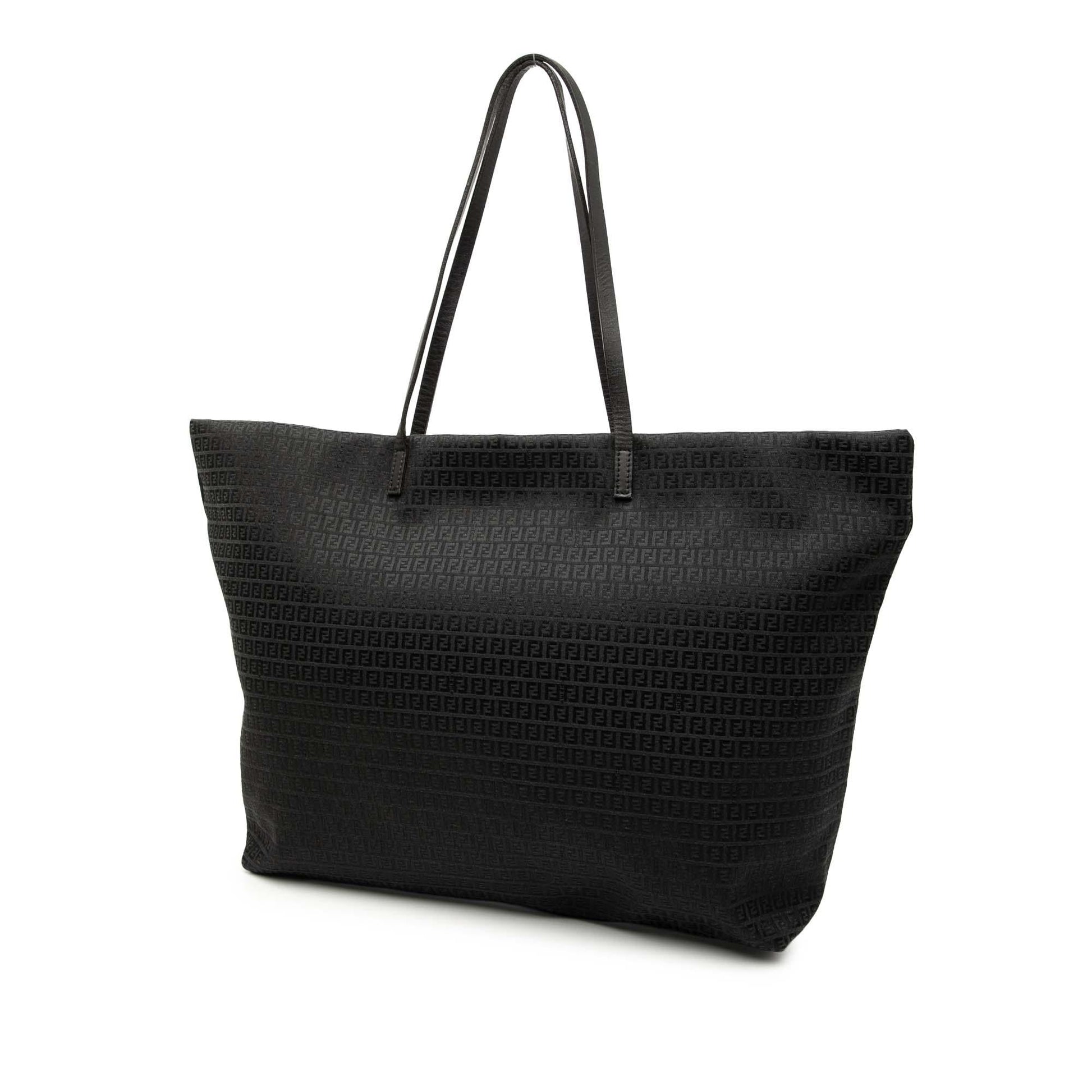 Fendi Zucchino Tote Canvas Micro Tote Bag
