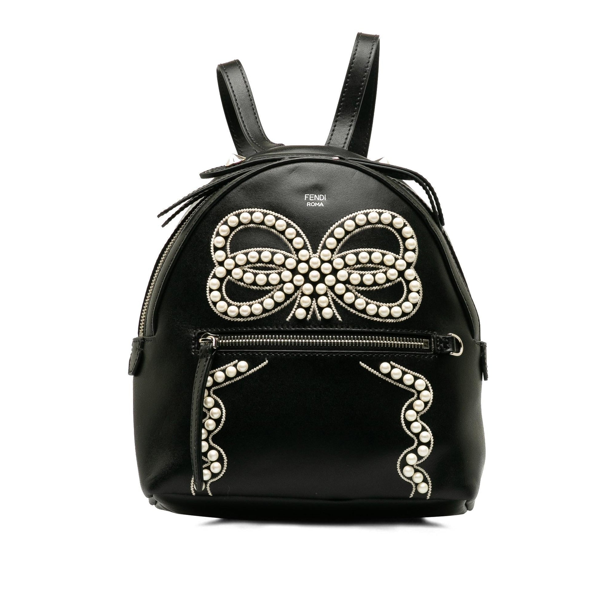 Fendi By The Way Ribbon Pearl Backpack Shg Ojljc6 Mini