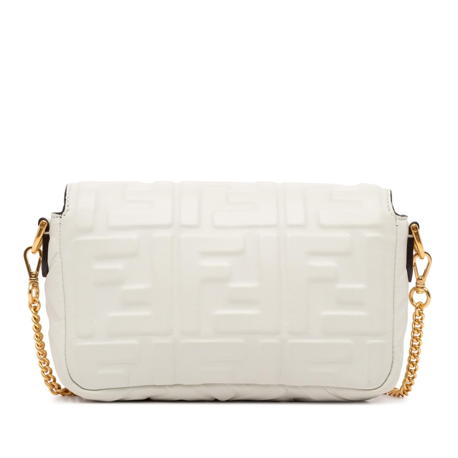 Fendi Zucca Baguette Satchel Shg Sngntj Mini Embossed Satchel Bag