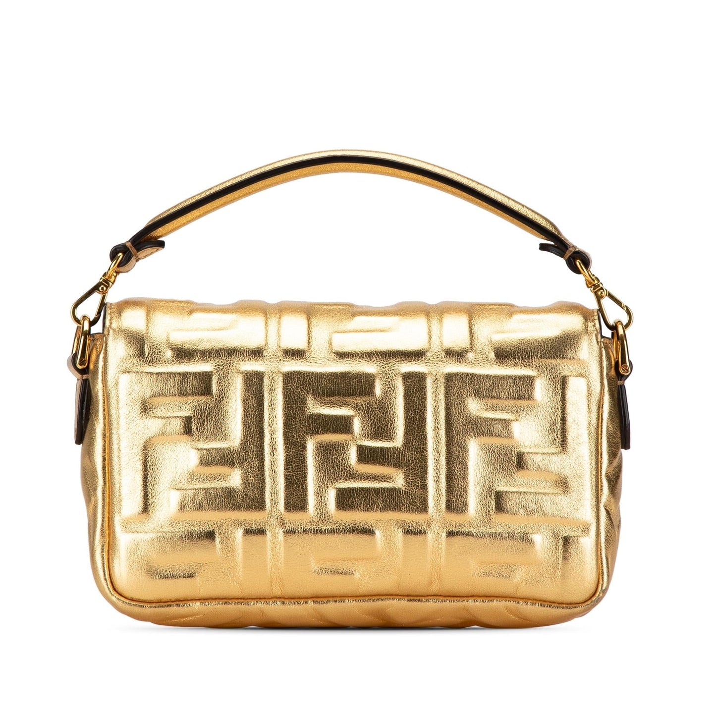 Fendi Zucca Baguette Satchel Shg Nn3Peu Mini Embossed Satchel Bag