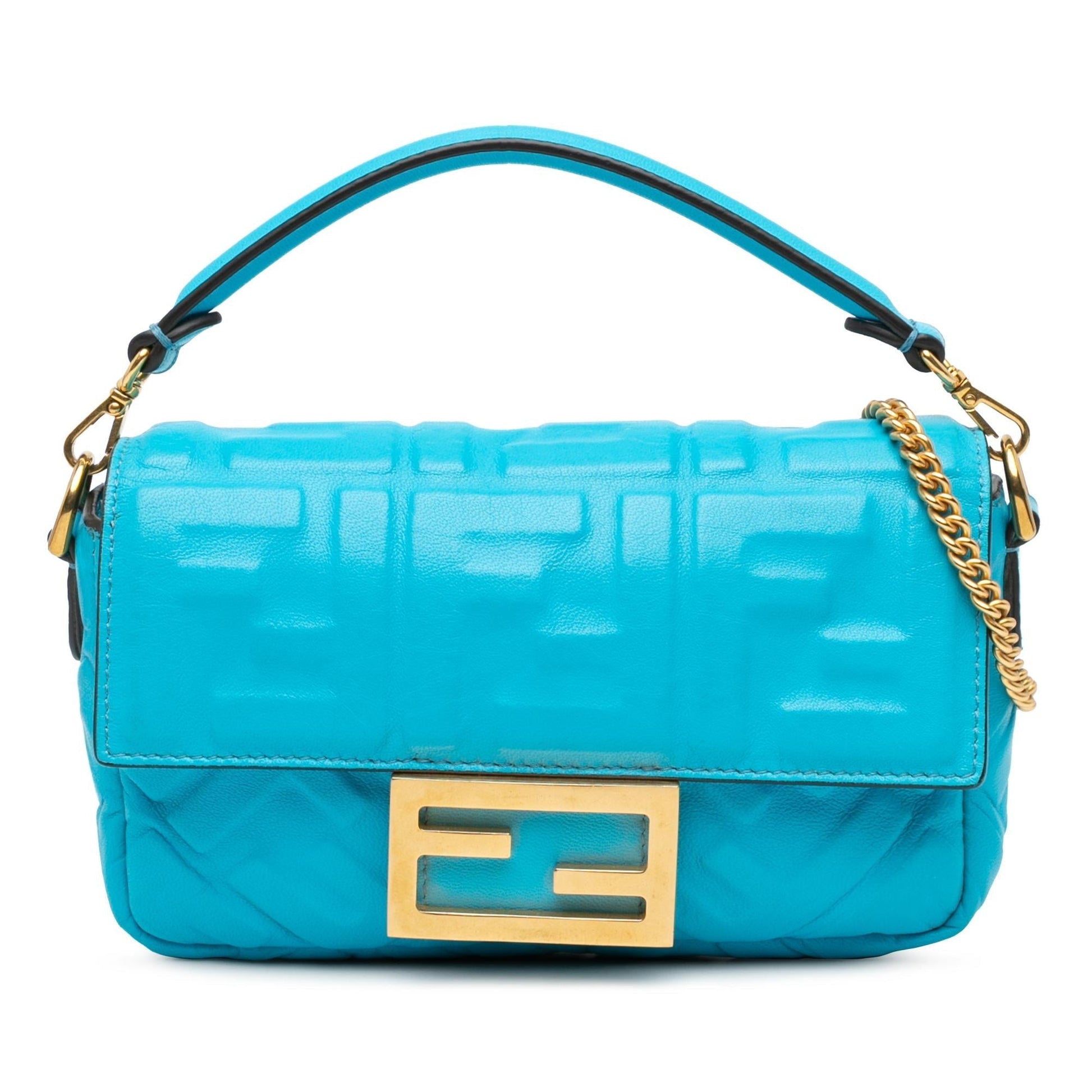 Fendi Zucca Baguette Satchel Mini Embossed Satchel Bag Satchel Shg Tbwjdd