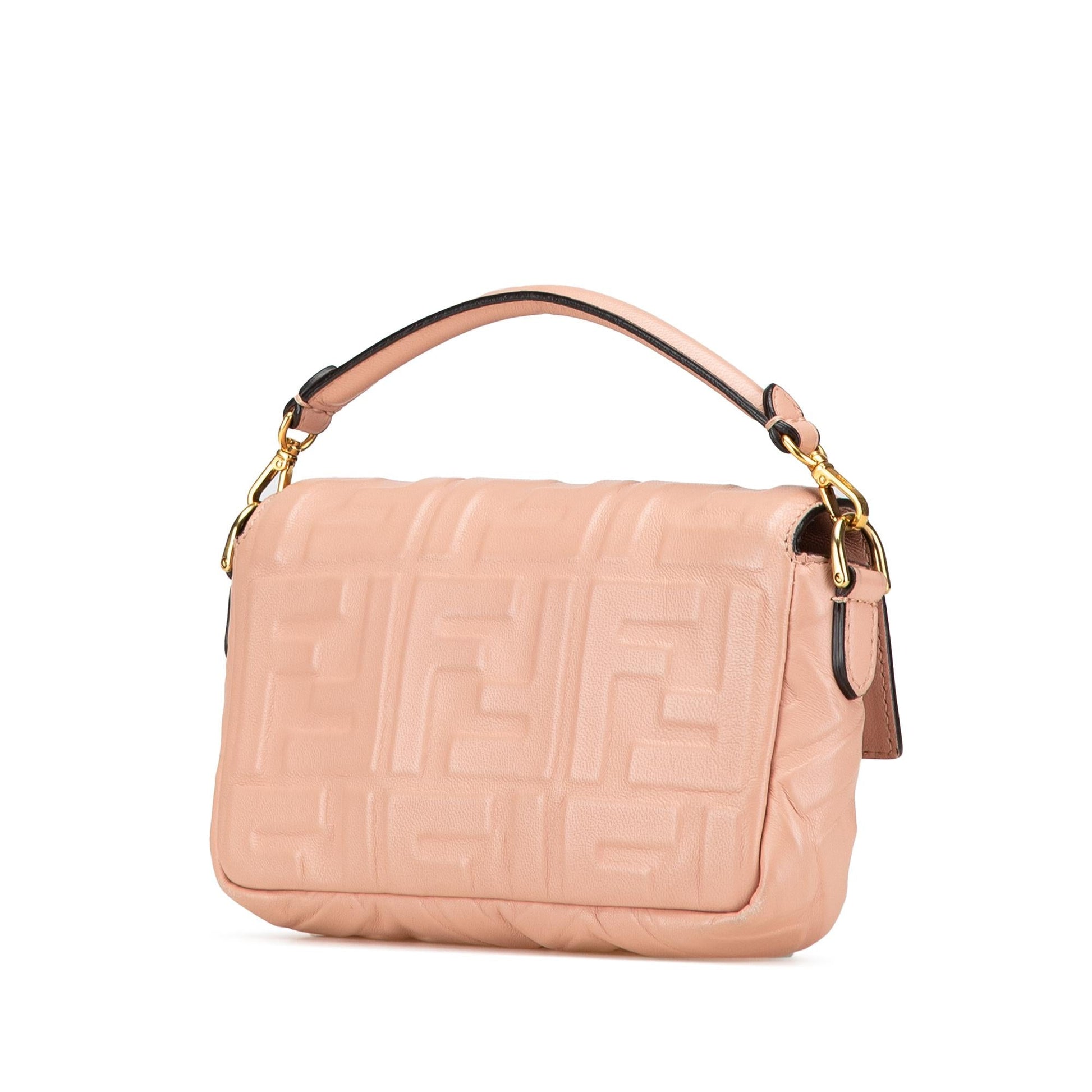 Fendi Zucca Baguette Satchel Mini Embossed Satchel Bag Satchel Shg 0Mb9Ut