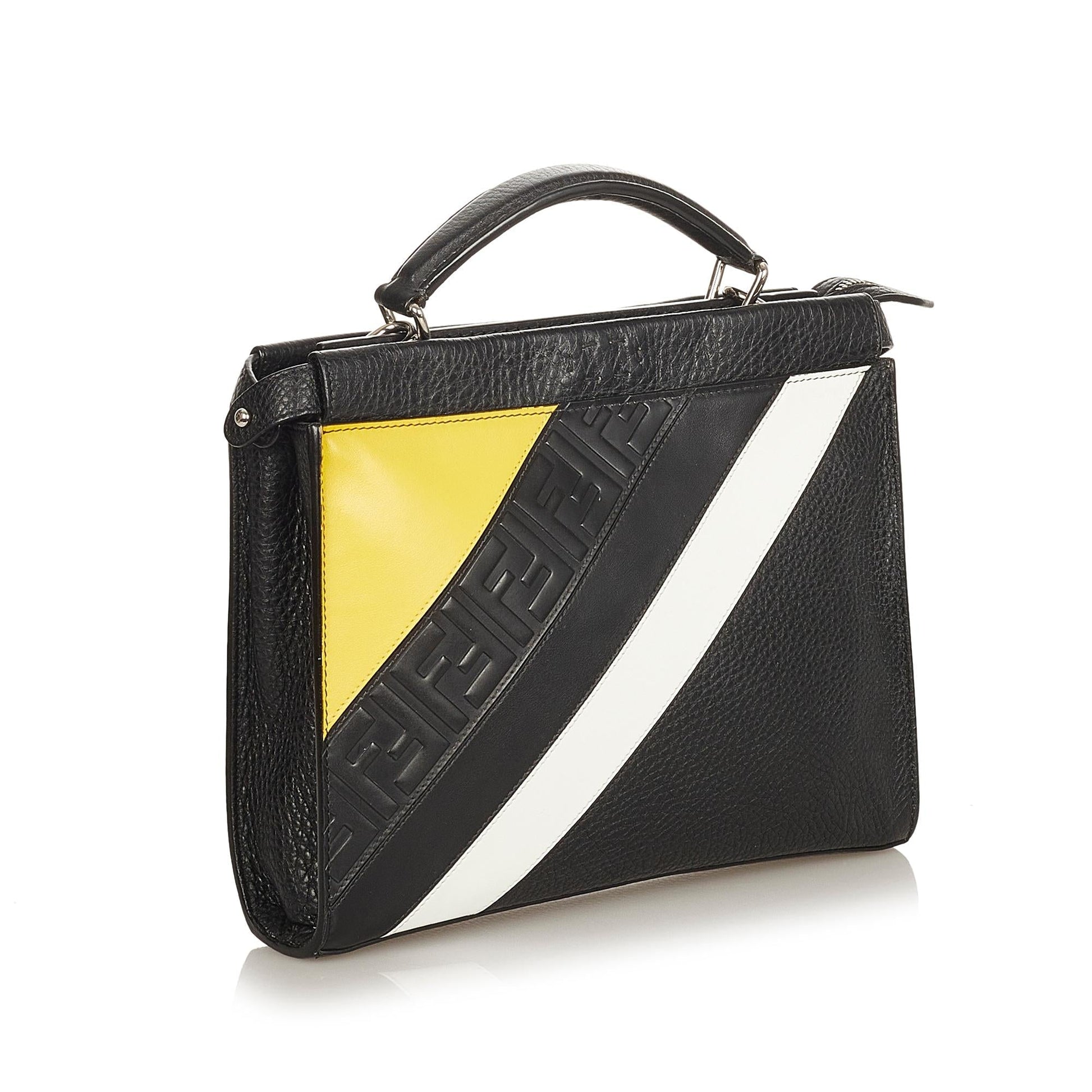 Fendi Mania Peekaboo Fit Bag Shg Cvdlvg Mini Satchel Bag