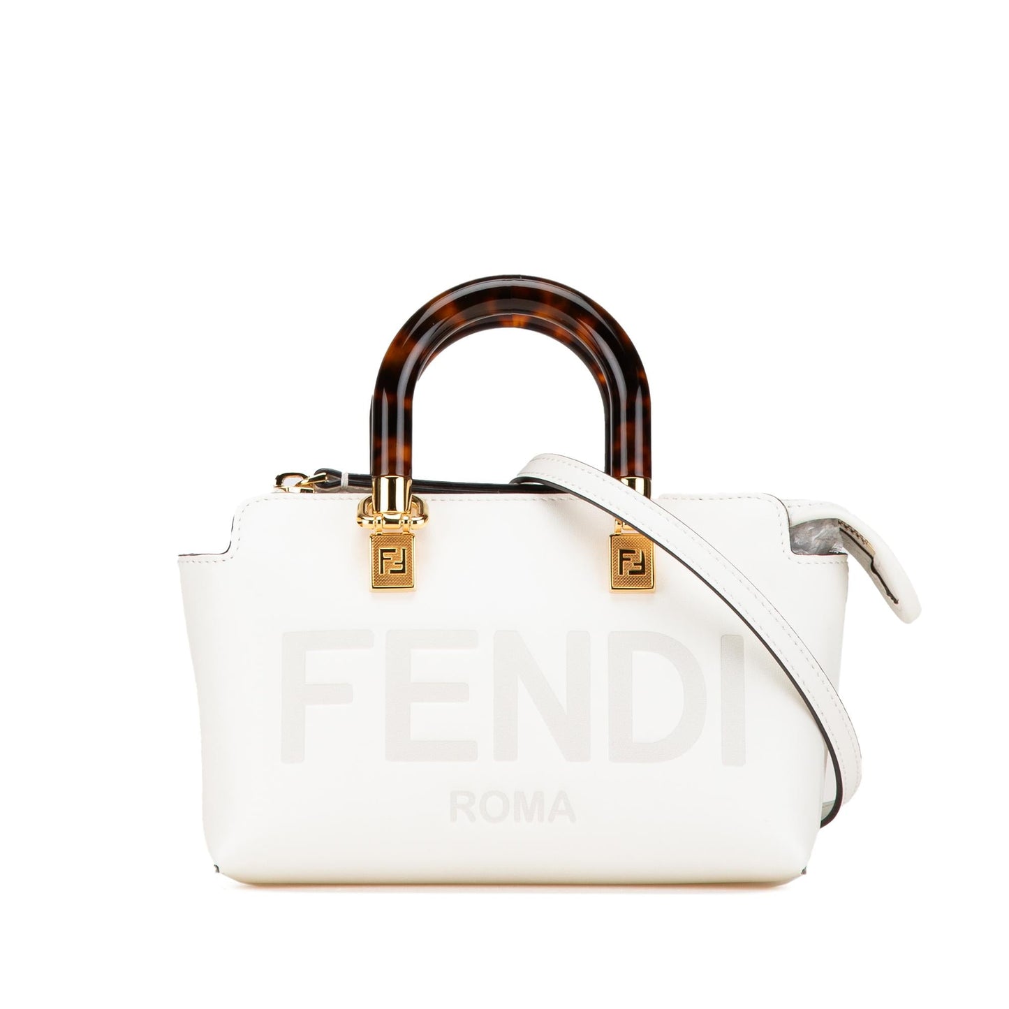 Fendi By The Way Roma Satchel Leather Mini Satchel Bag