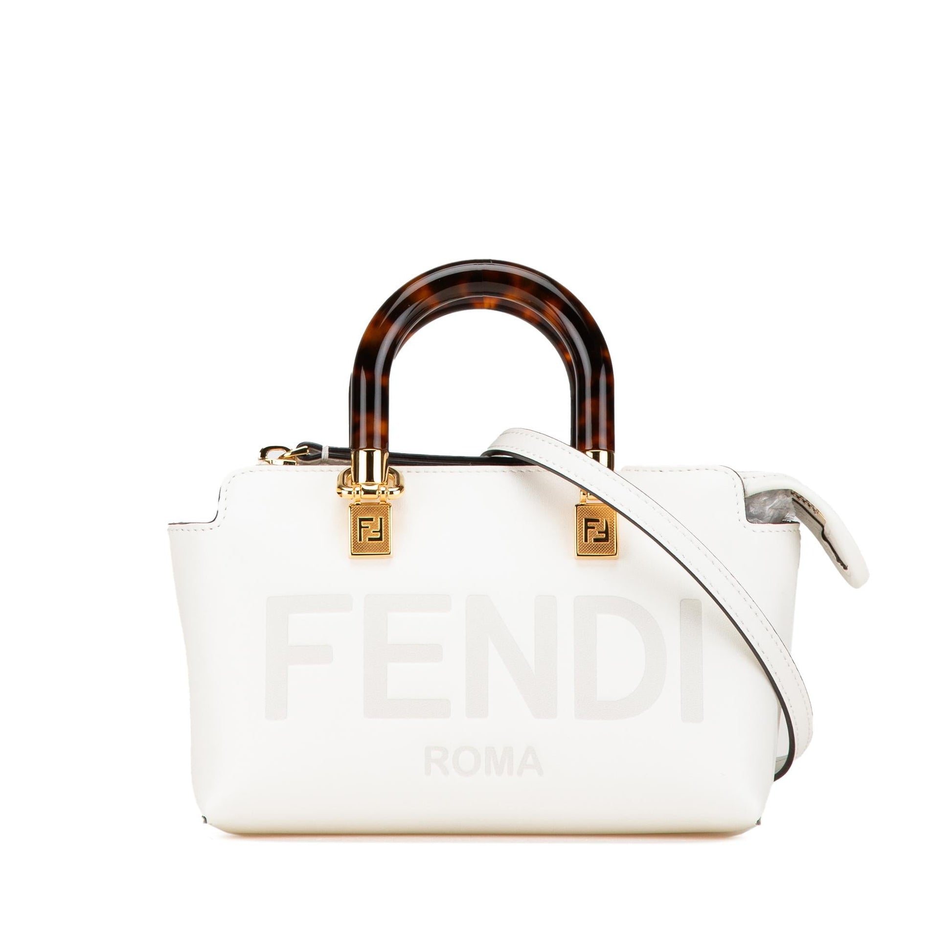 Fendi By The Way Roma Satchel Leather Mini Satchel Bag