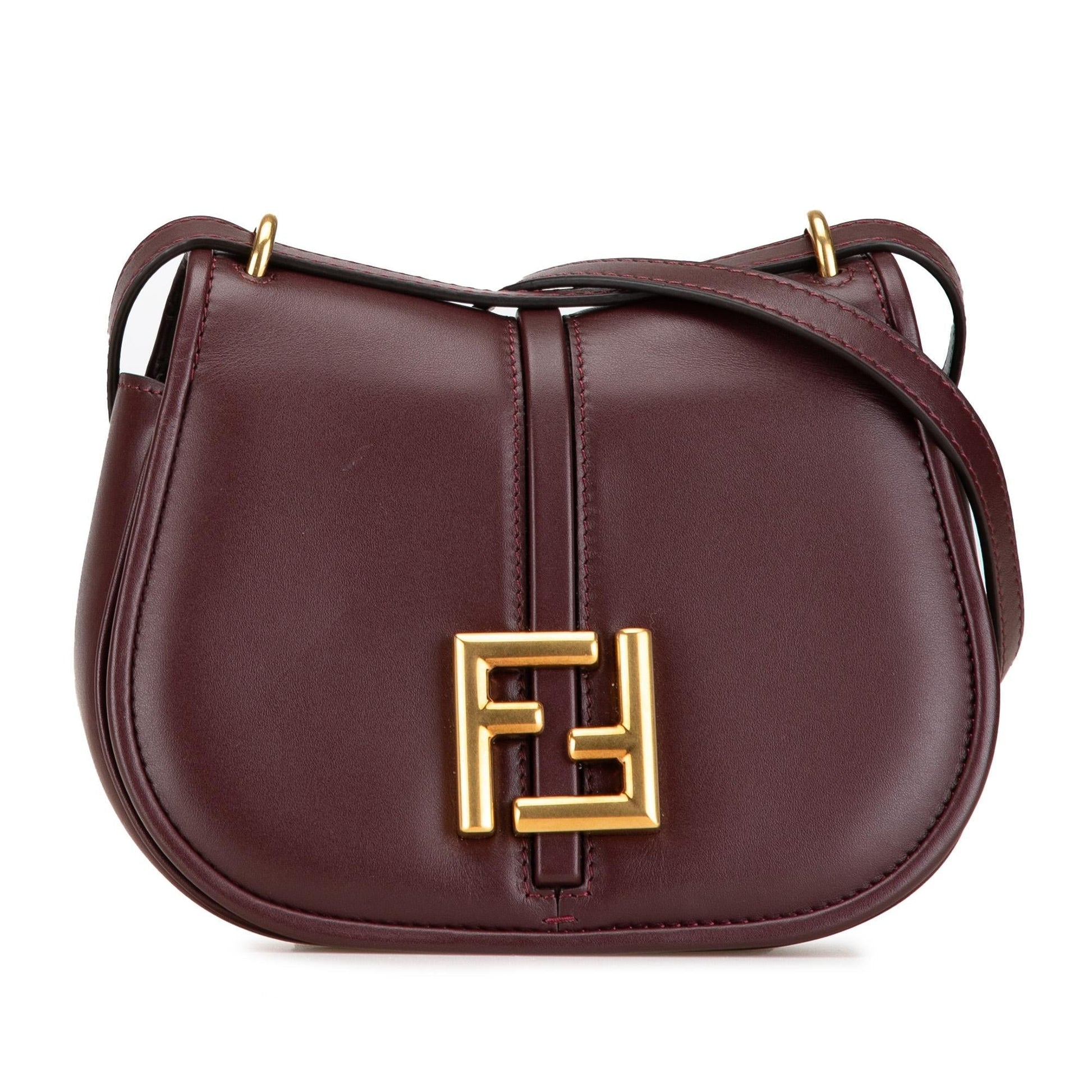 Fendi Mon Crossbody Leather Mini Crossbody Bag Crossbody Shg 6Pvhtg