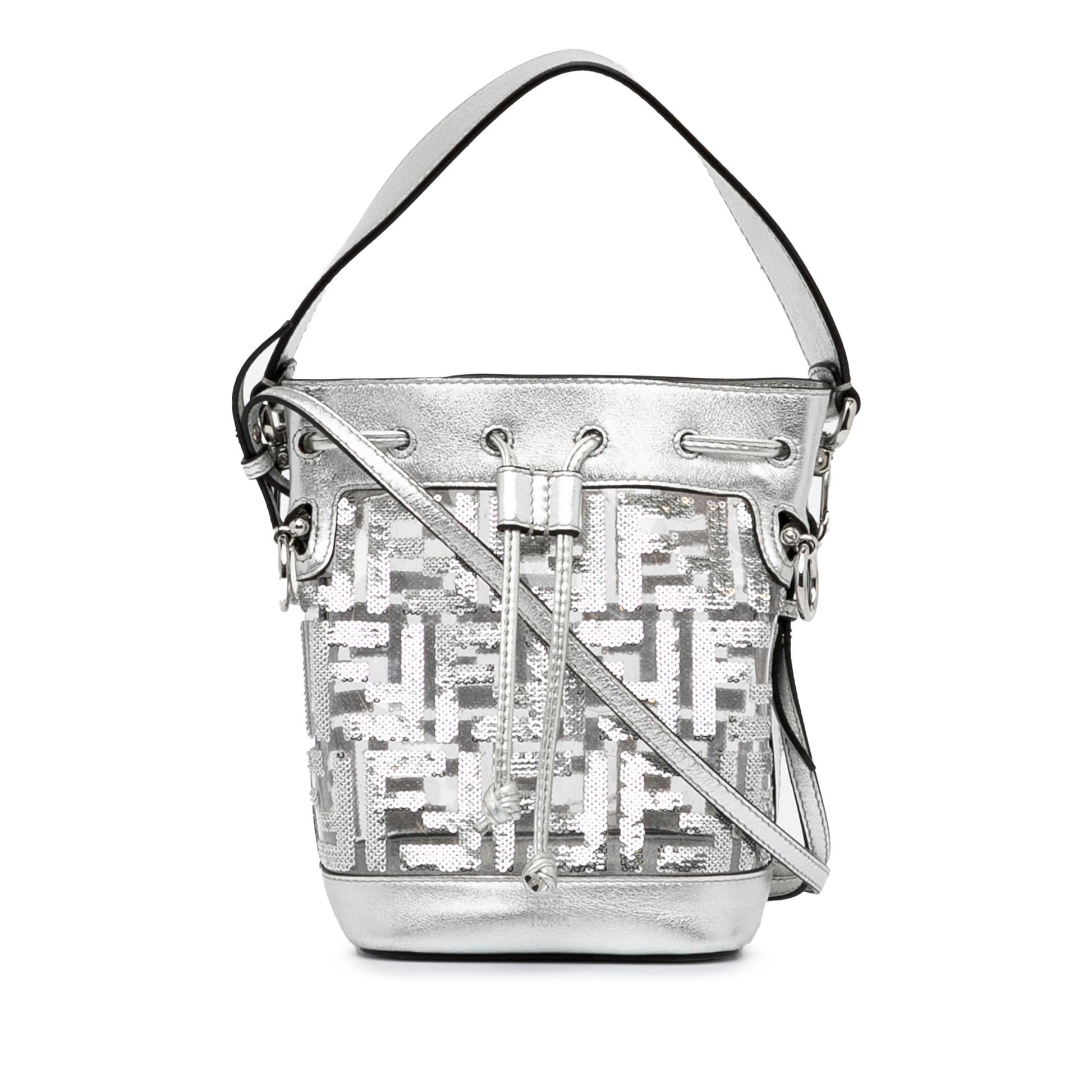 Fendi Mon Tresor Sequined Bag Shg Qqnn4Z Mini Bucket Shoulder Bag