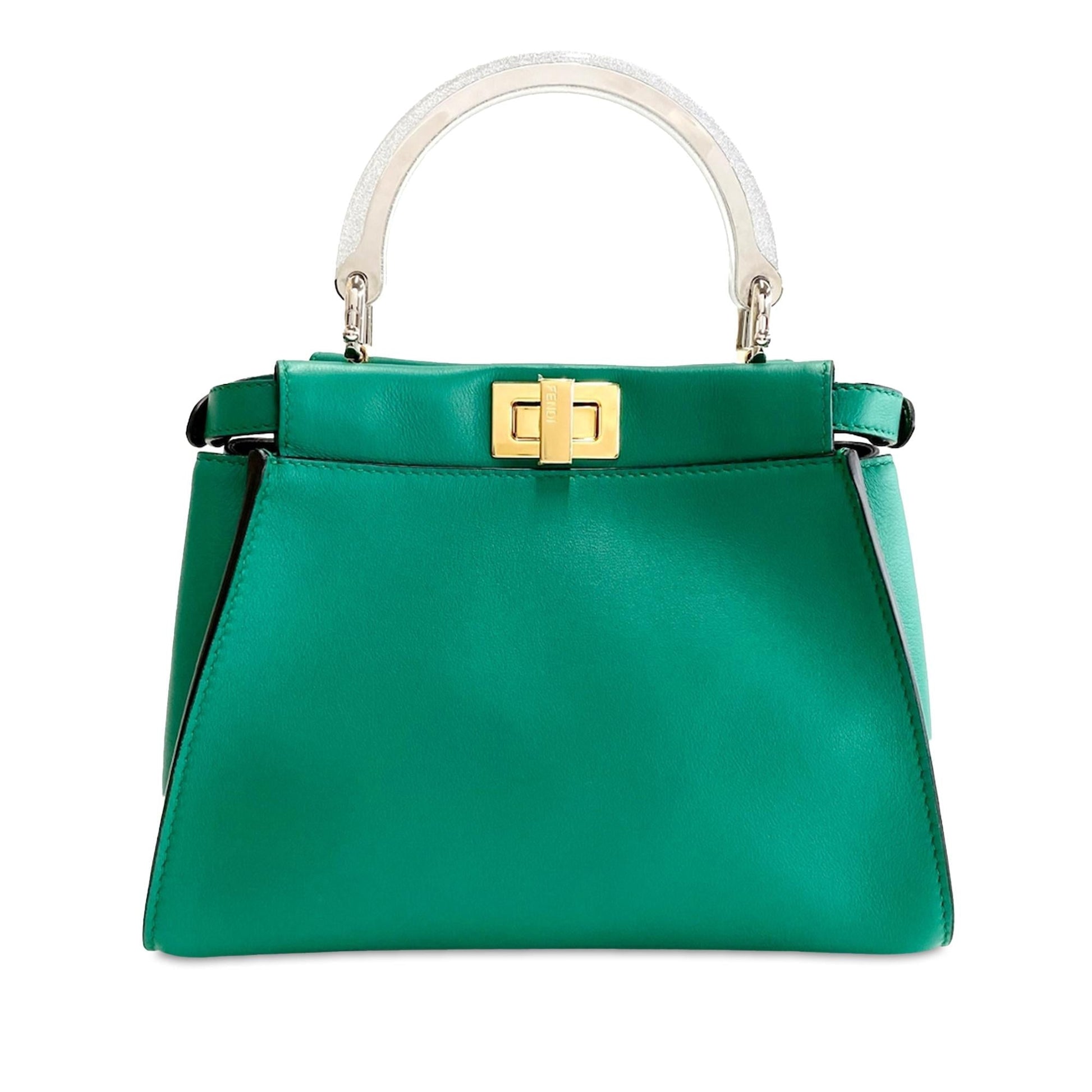 Fendi Peekaboo Iconic Shg Js461J Satchel Bag Mini