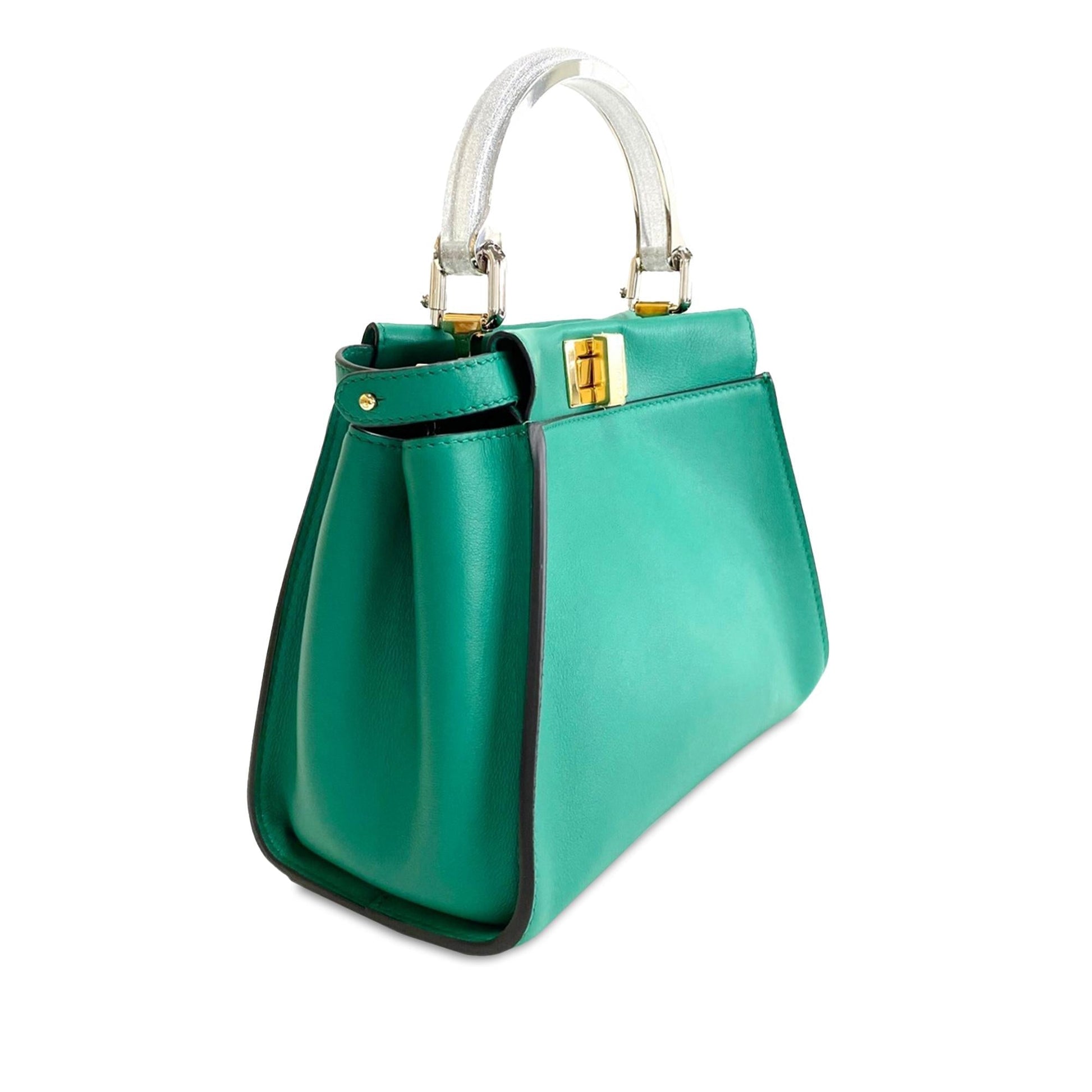 Fendi Peekaboo Iconic Shg Js461J Satchel Bag Mini