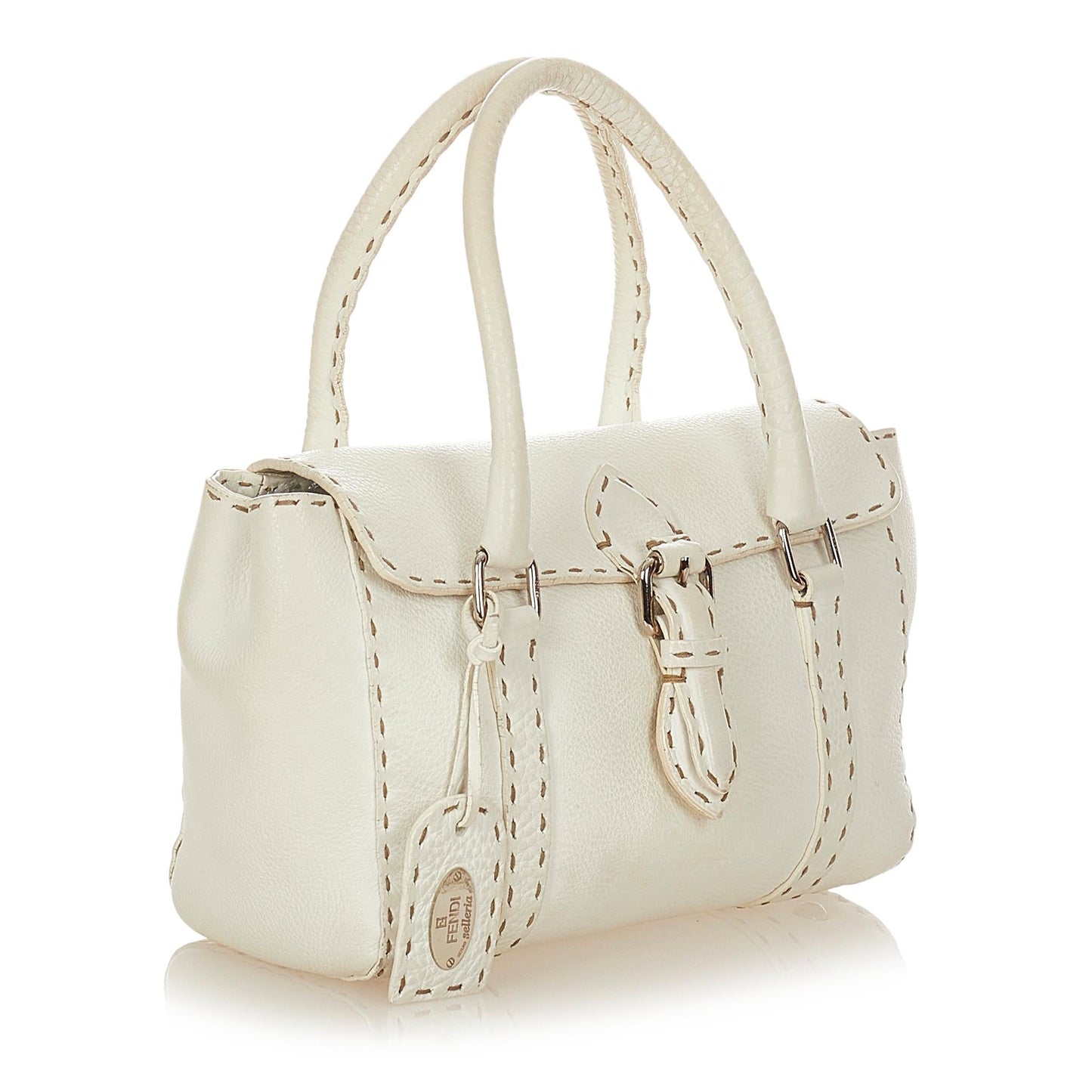 Fendi Selleria Linda Handbag Shg Leather Mini Satchel Bag Handbag Shg 26509