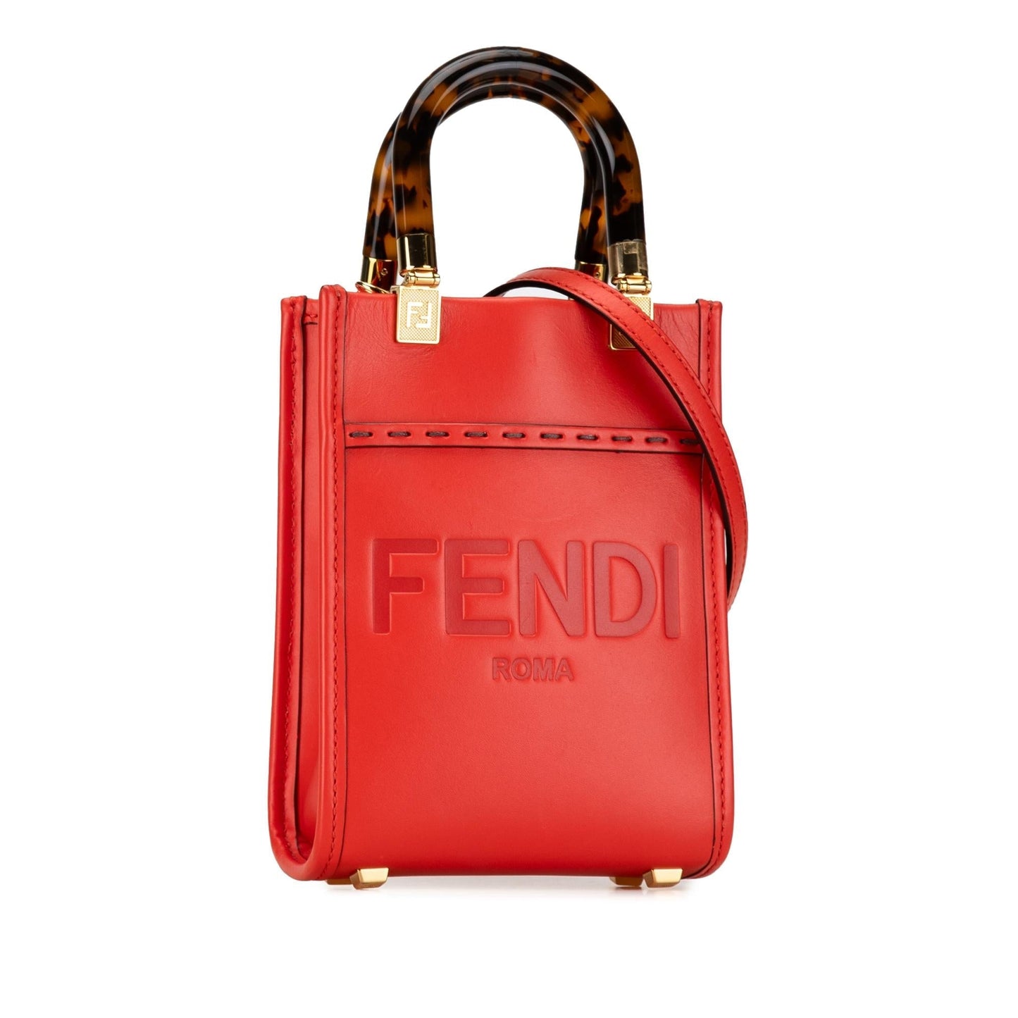 Fendi Sunshine Shopper Tote Shg Abmg4P Mini Tote Bag