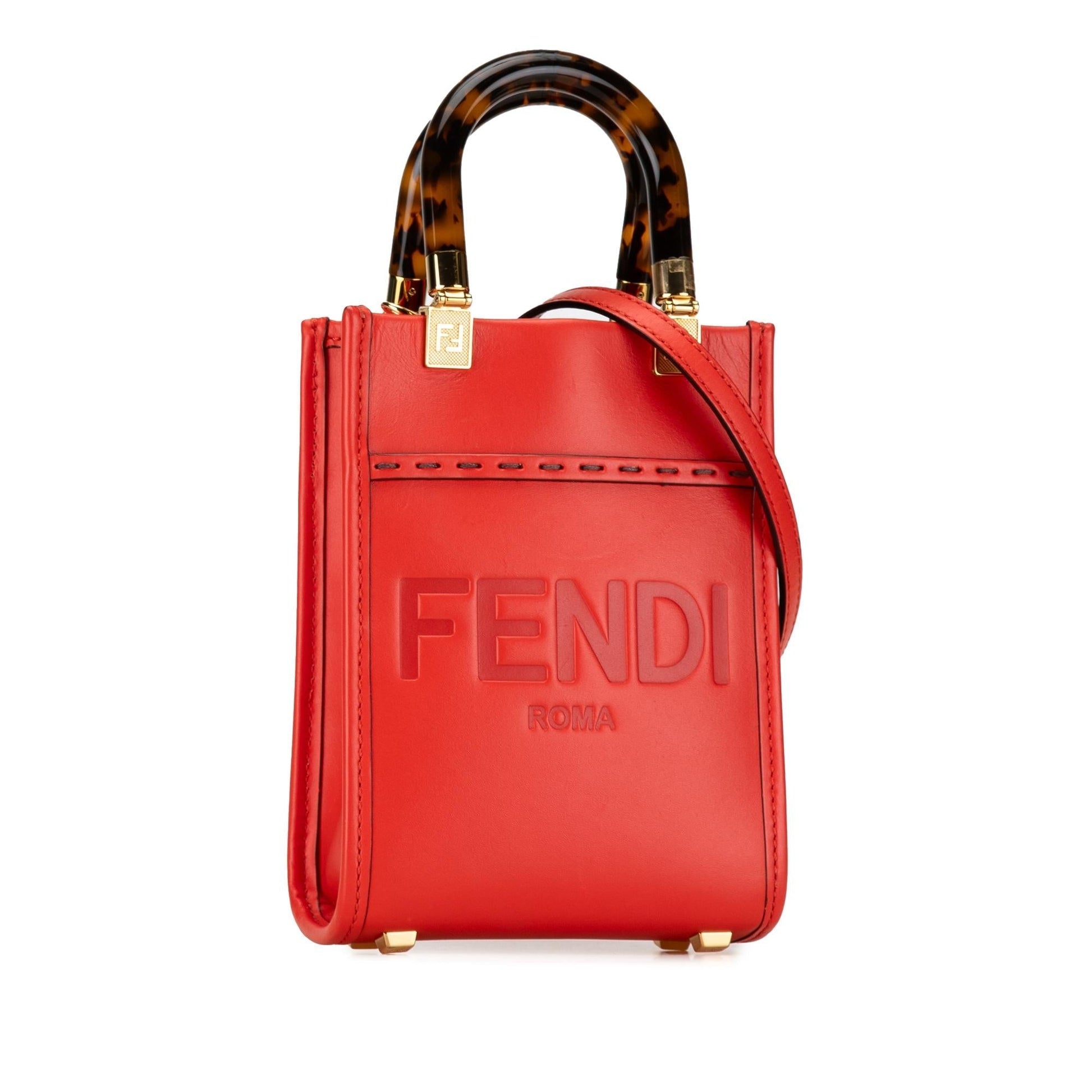 Fendi Sunshine Shopper Tote Shg Abmg4P Mini Tote Bag