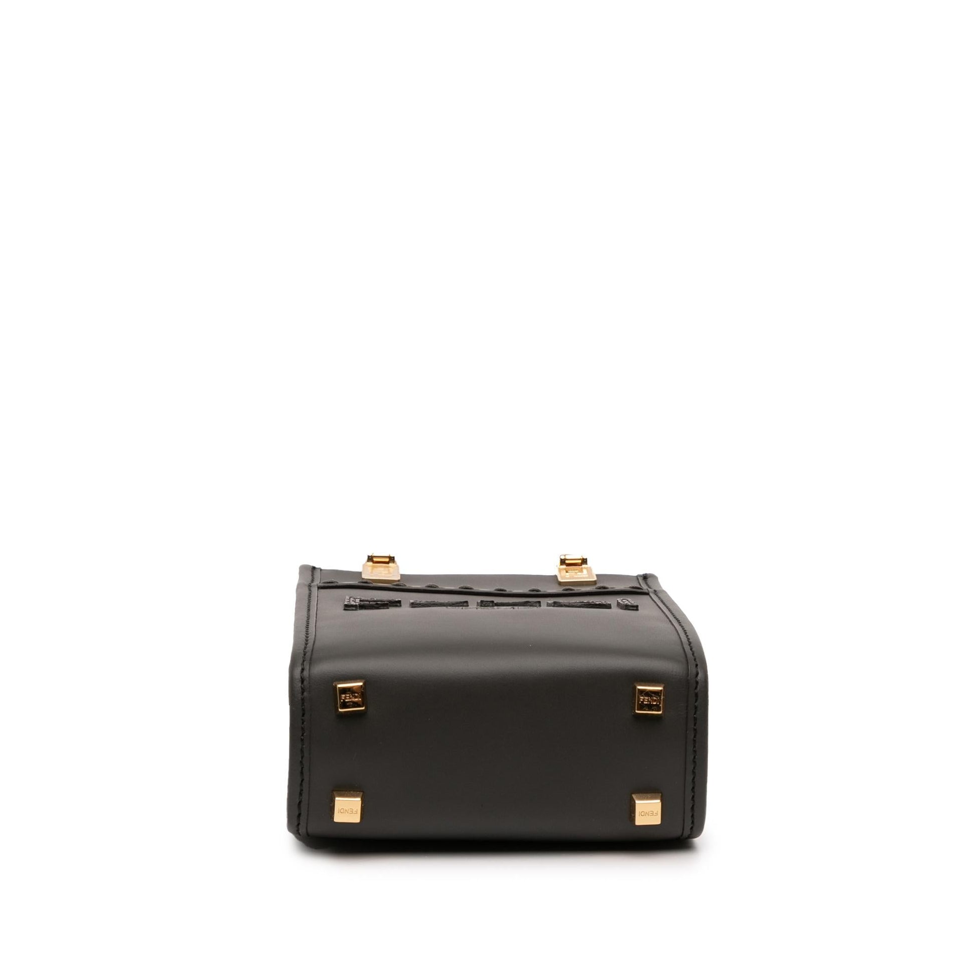 Fendi Sunshine Shopper Tote Mini Tote Bag