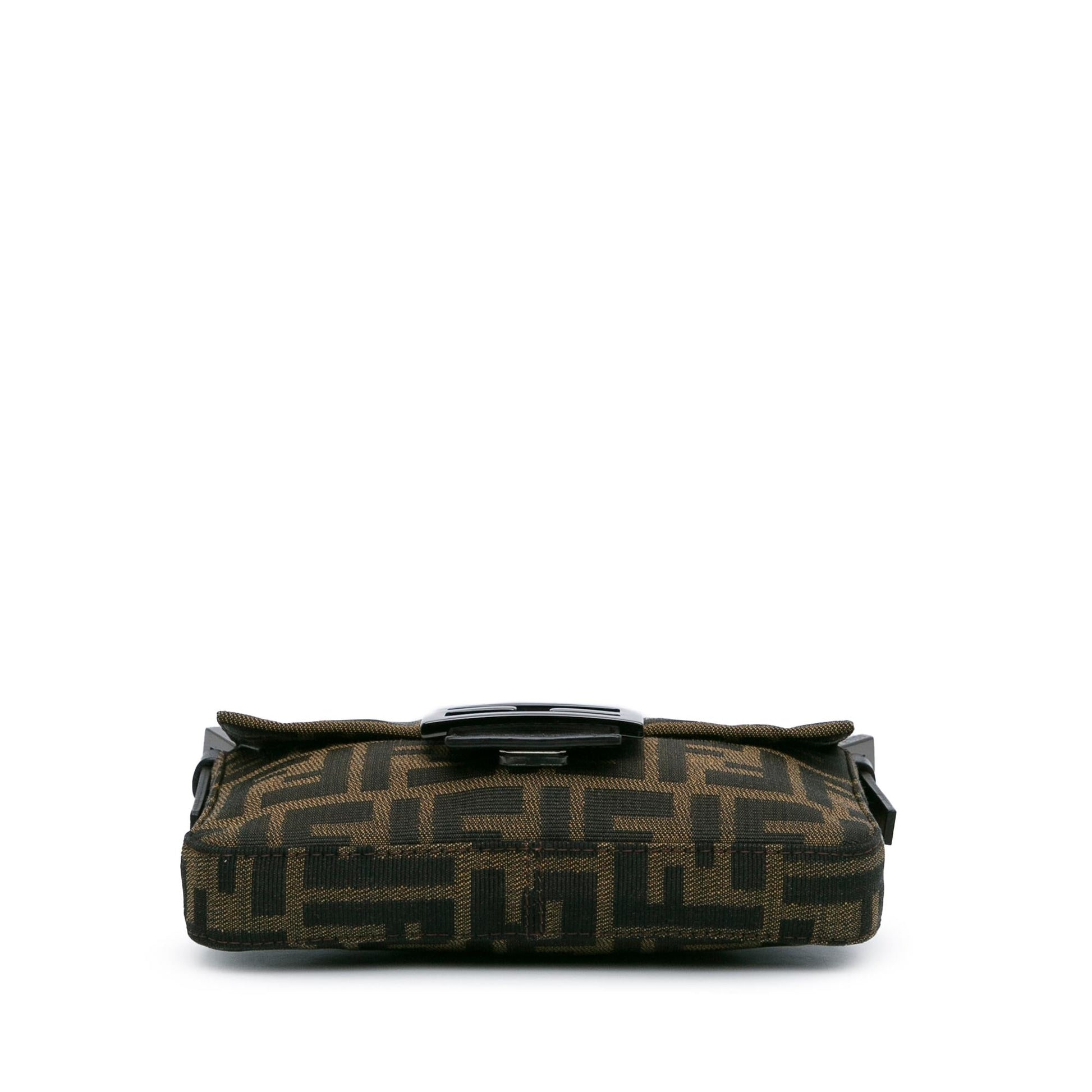 Fendi Zucca Baguette Shg B1Bmp0 Shoulder Bag Canvas Mini