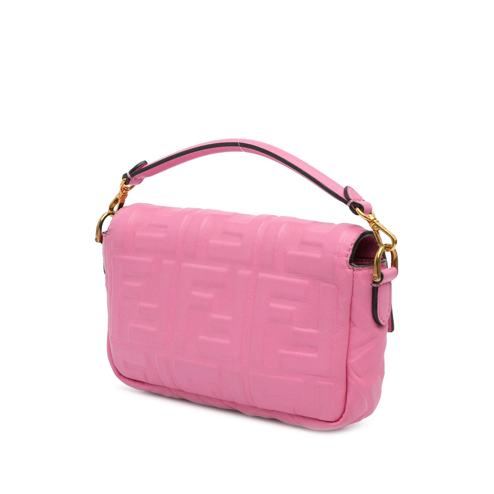 Fendi Zucca Baguette Satchel Shg Fbjqka Mini Embossed Satchel Bag