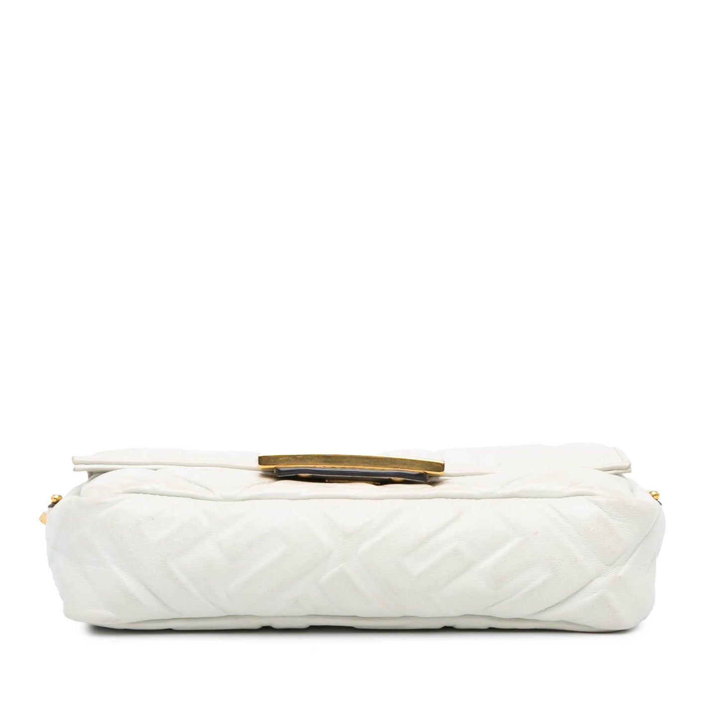 Fendi Zucca Baguette Satchel Leather Mini Embossed Satchel Bag Satchel Shg Sglscw