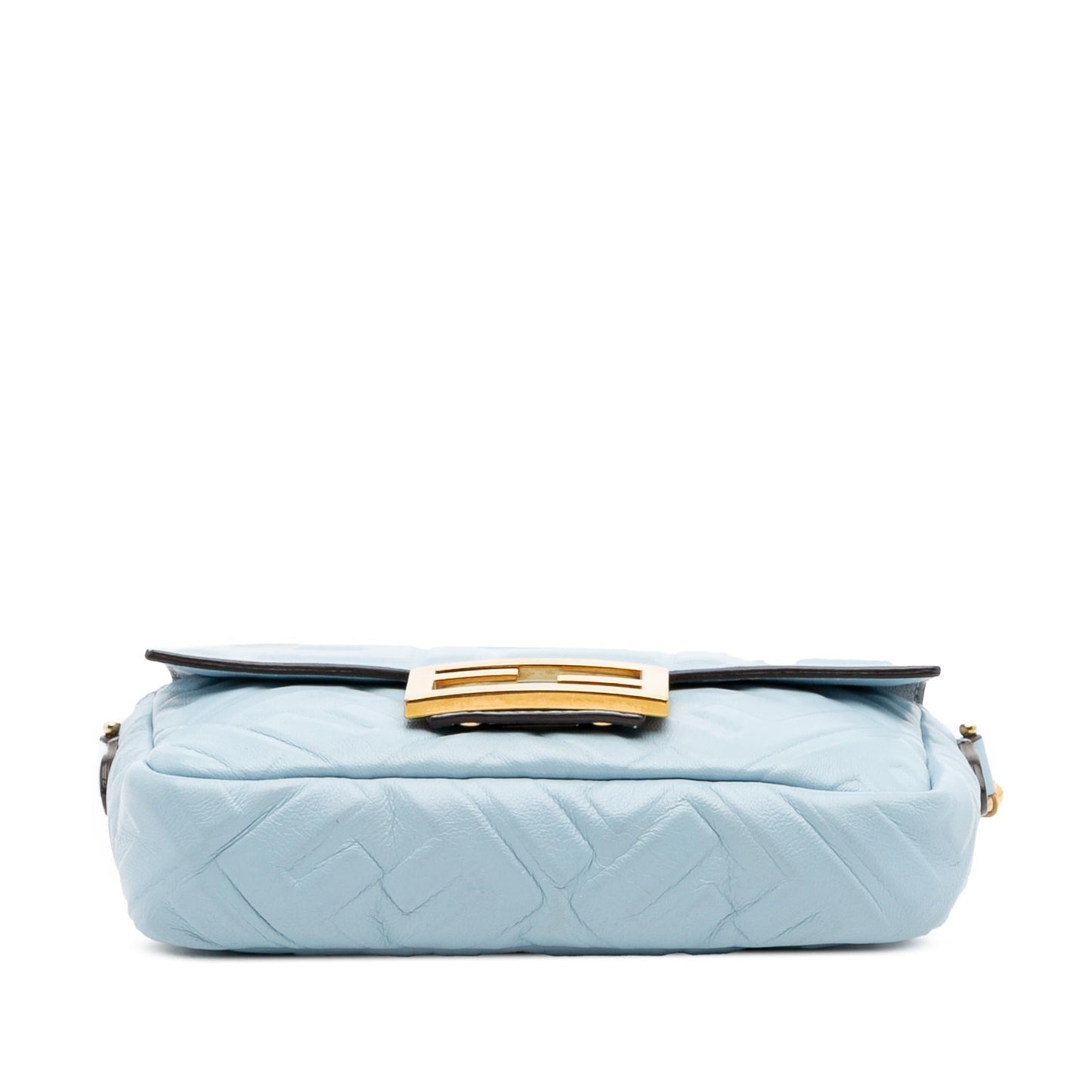 Fendi Zucca Baguette Satchel Leather Mini Embossed Satchel Bag Baguette Satchel 18