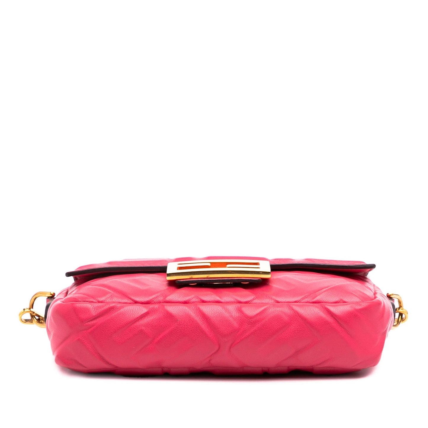 Fendi Zucca Baguette Satchel Leather Mini Embossed Satchel Bag Baguette Satchel 20