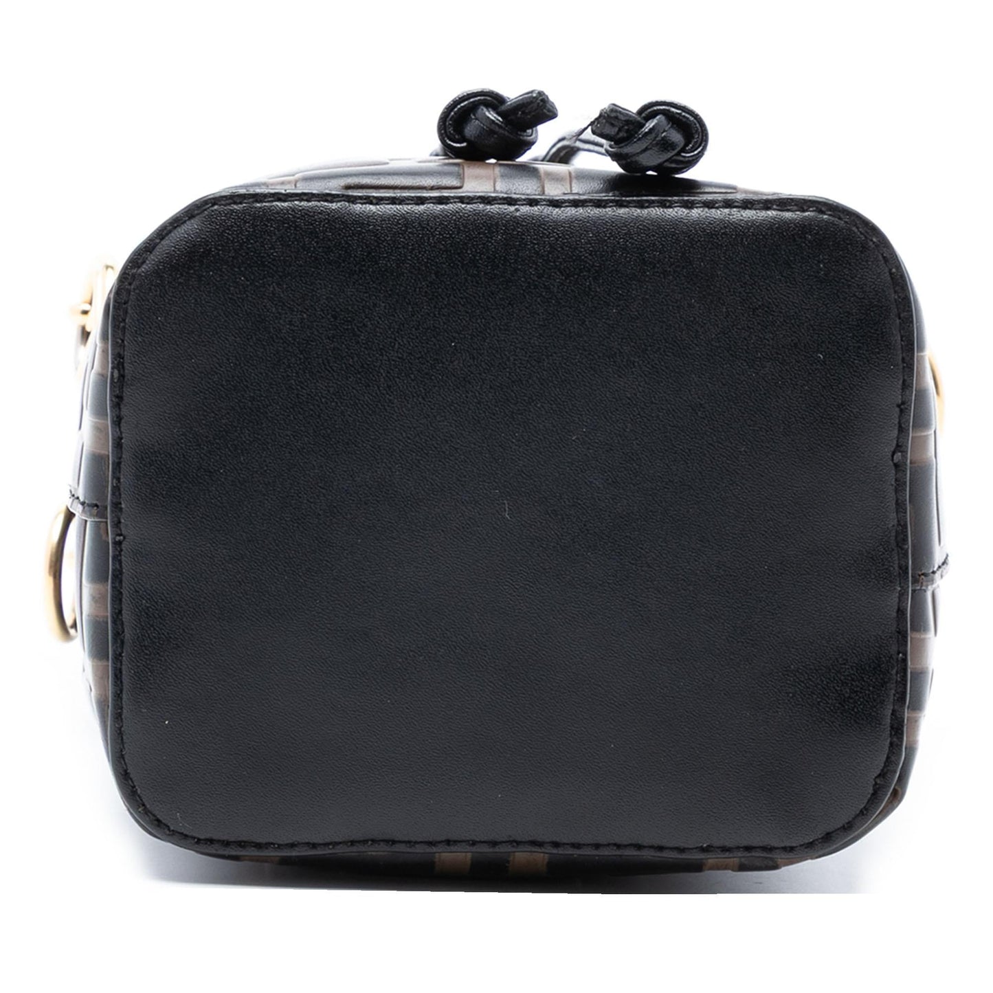 Fendi Zucca Mon Tresor Bag Leather Mini Embossed Satchel Bag
