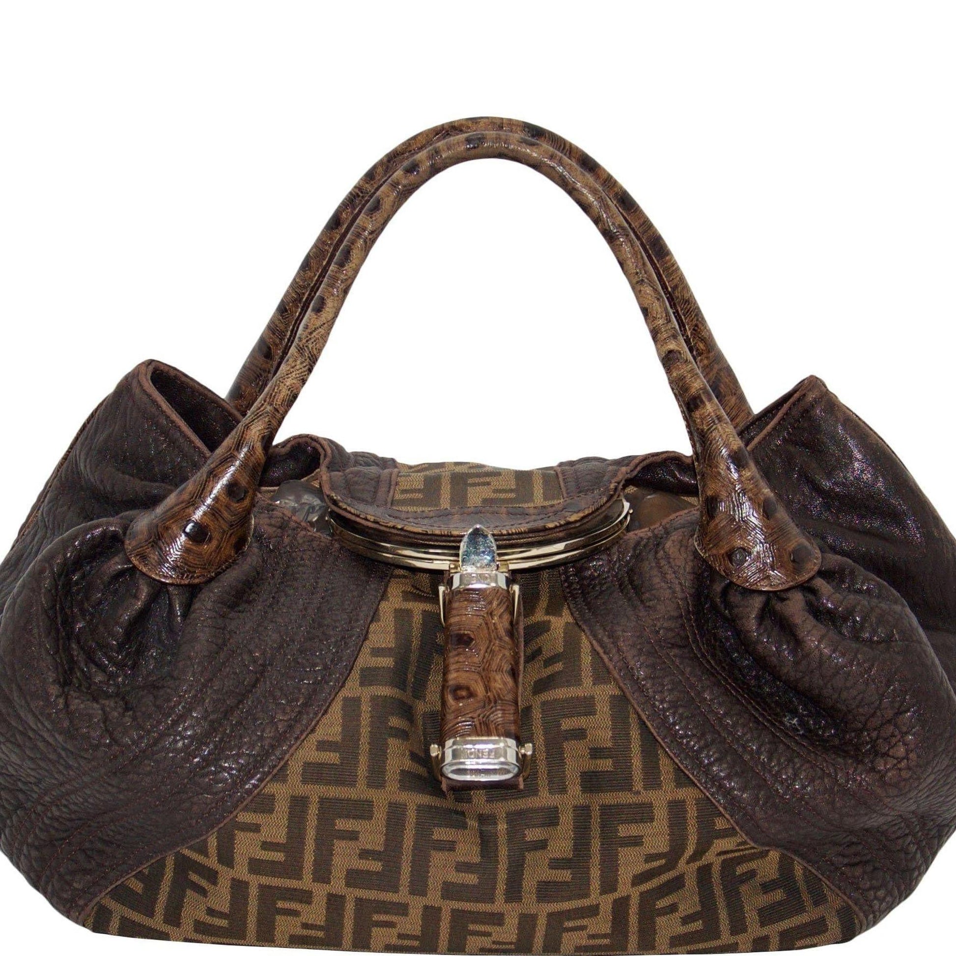 Fendi Zucca Spy Bag Mini Travel Bag