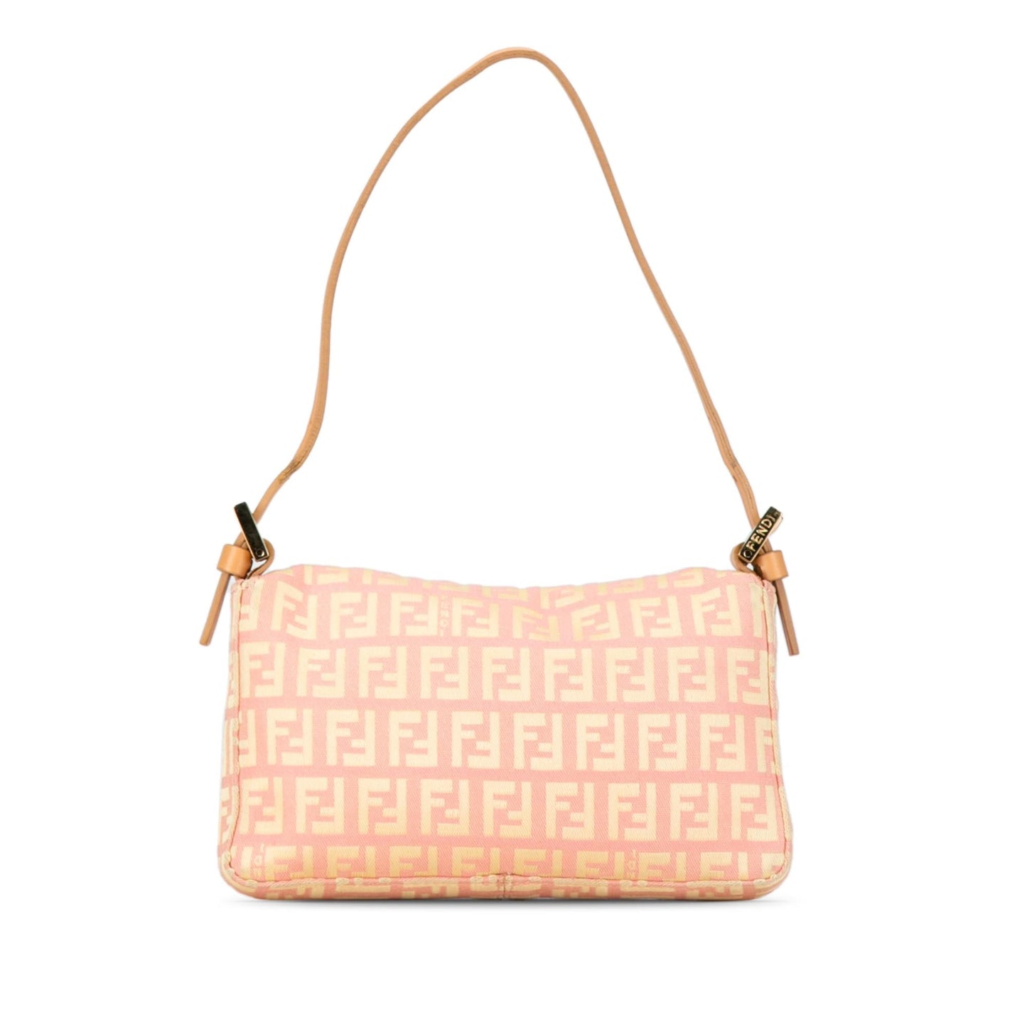 Fendi Zucchino Baguette Shg Ezjzrs Shoulder Bag Canvas Mini