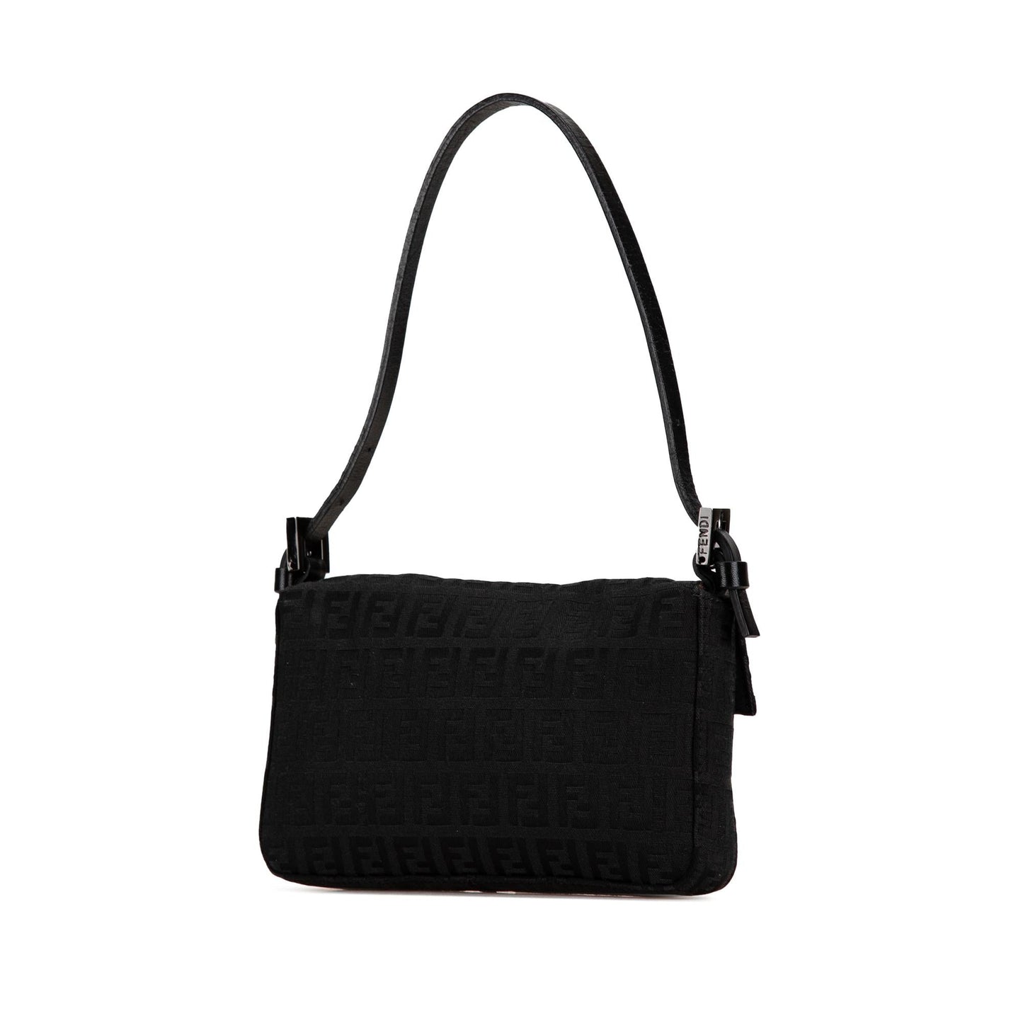 Fendi Zucchino Baguette Shg Mdjwam Shoulder Bag Canvas Mini