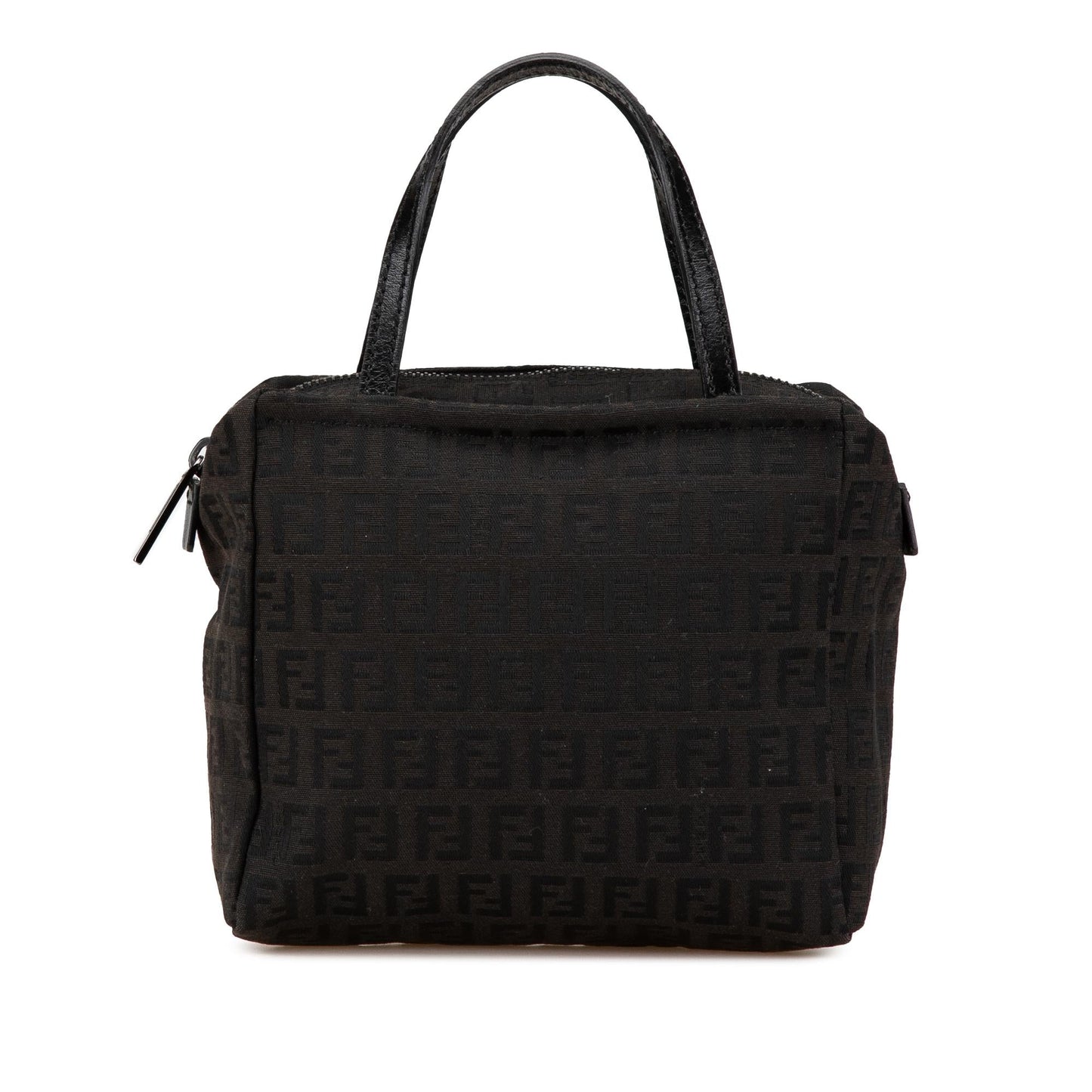 Fendi Zucchino Handbag Canvas Mini Satchel Bag Canvas Handbag 2