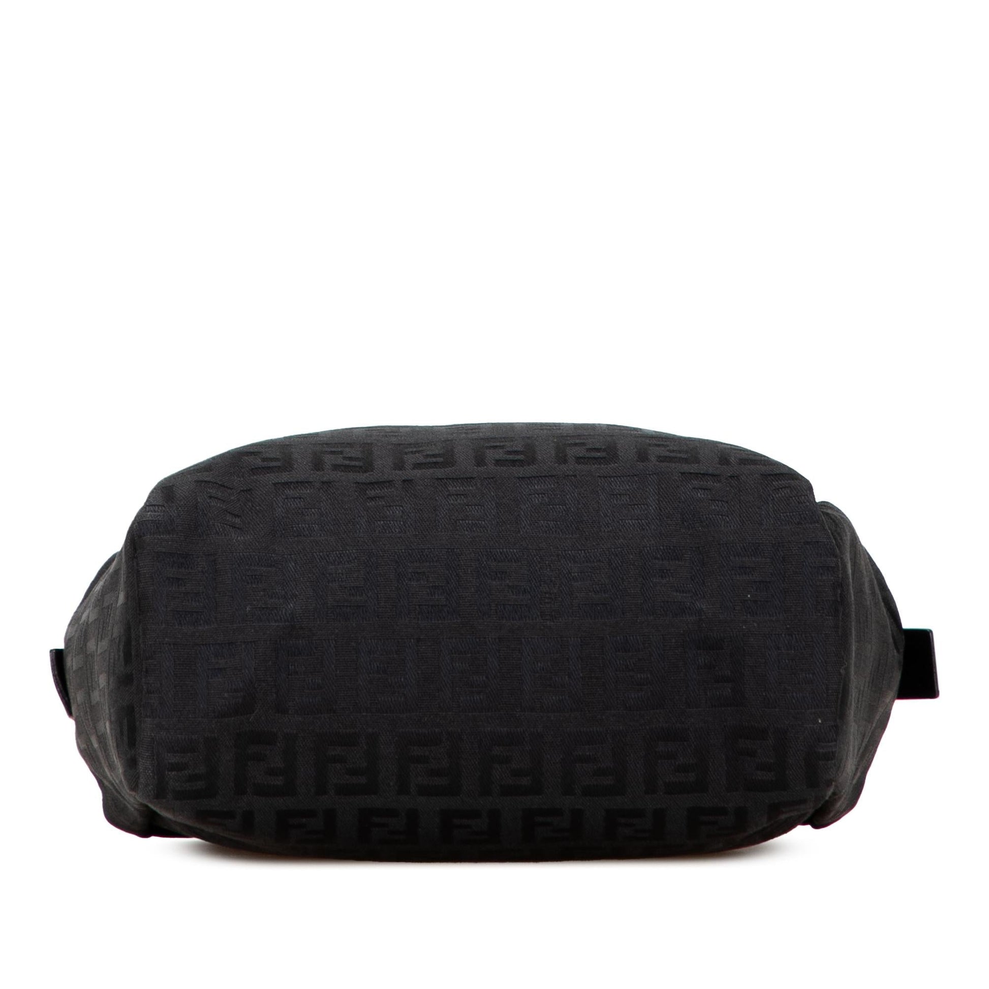Fendi Zucchino Handbag Canvas Mini Satchel Bag