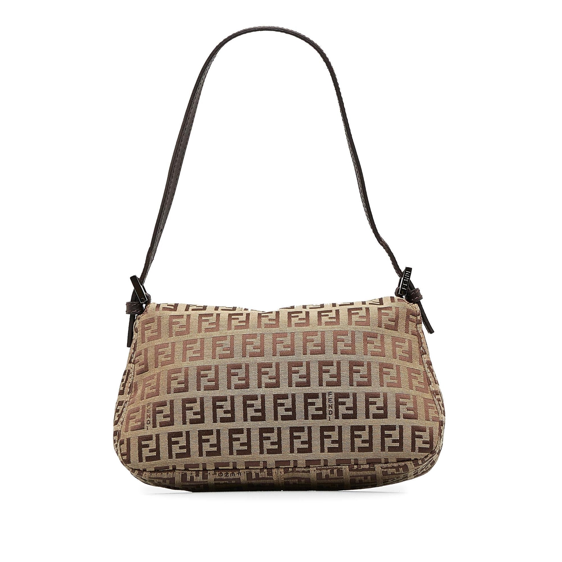 Fendi Zucchino Mamma Baguette Shg Jg9Pjl Handbag Mini Shoulder Bag