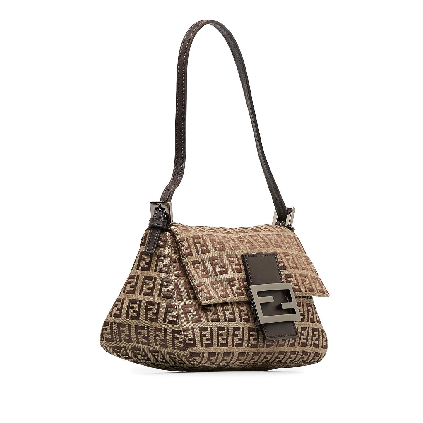 Fendi Zucchino Mamma Baguette Shg Jg9Pjl Handbag Mini Shoulder Bag