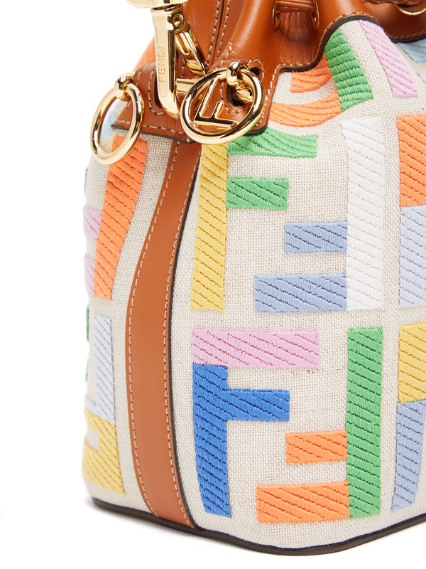 Fendi Mon Tresor Ff Bag Bucket Bucket Bag