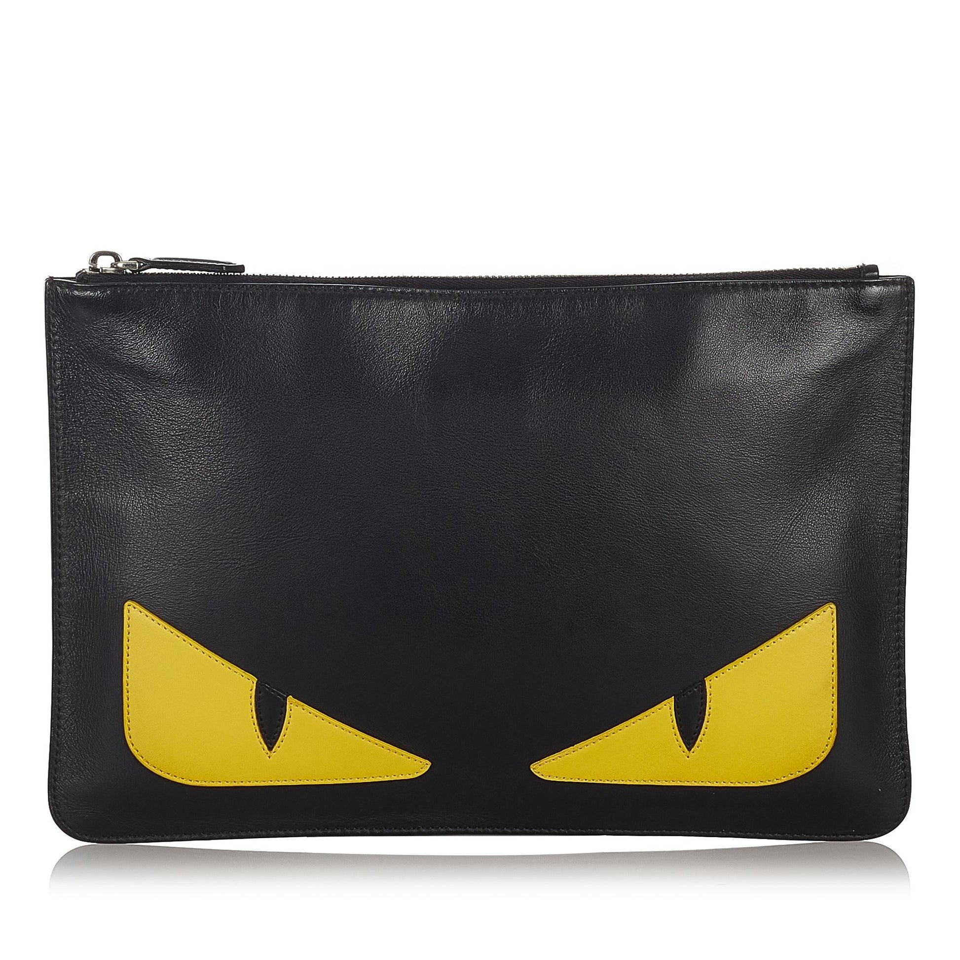 Fendi Monster Clutch Bag Shg Leather Bag Shg 26731