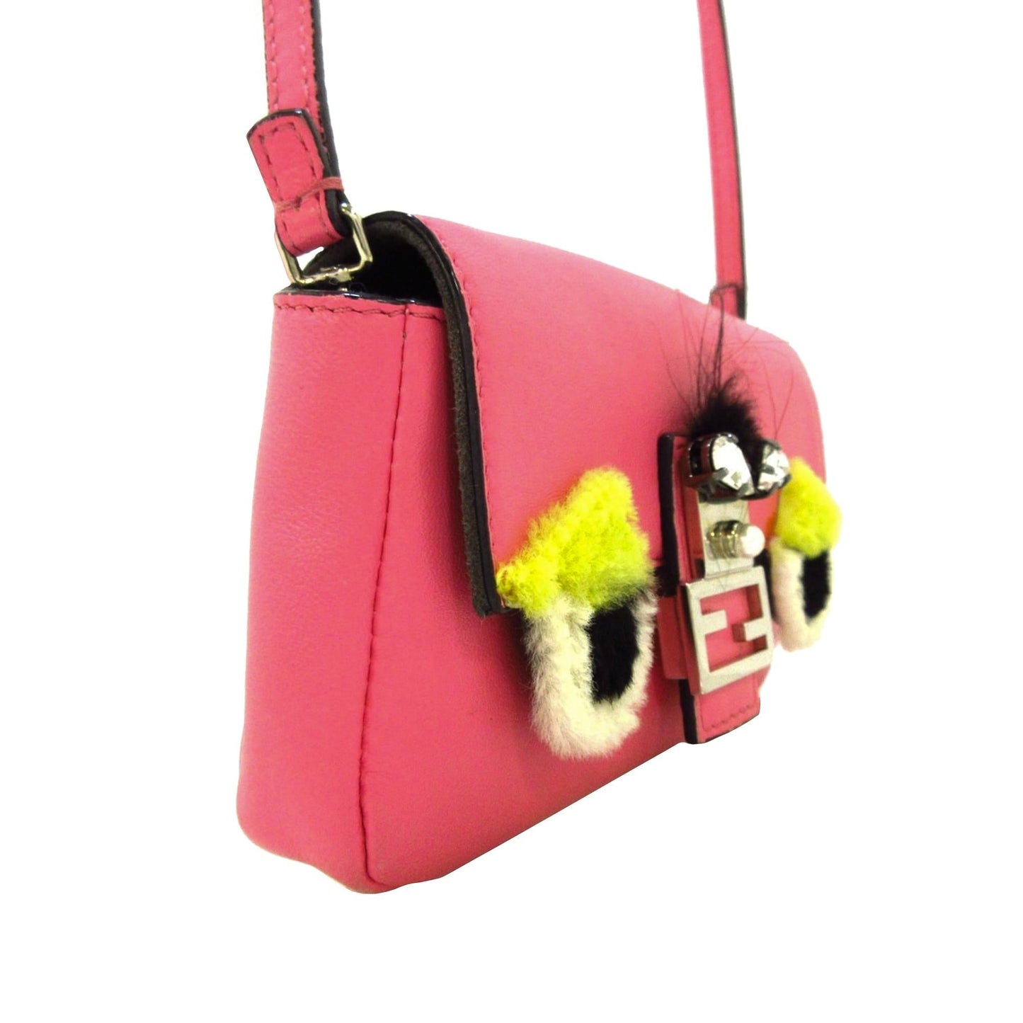 Fendi Monster Crossbody Bag Shg Leather