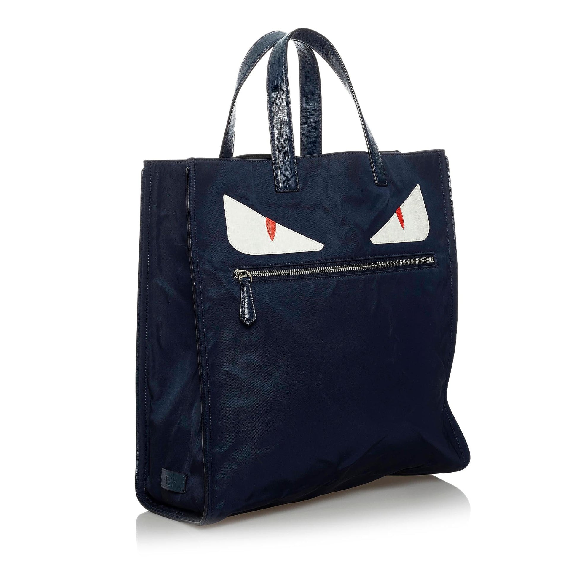 Fendi Monster Tote Bag Shg Nylon