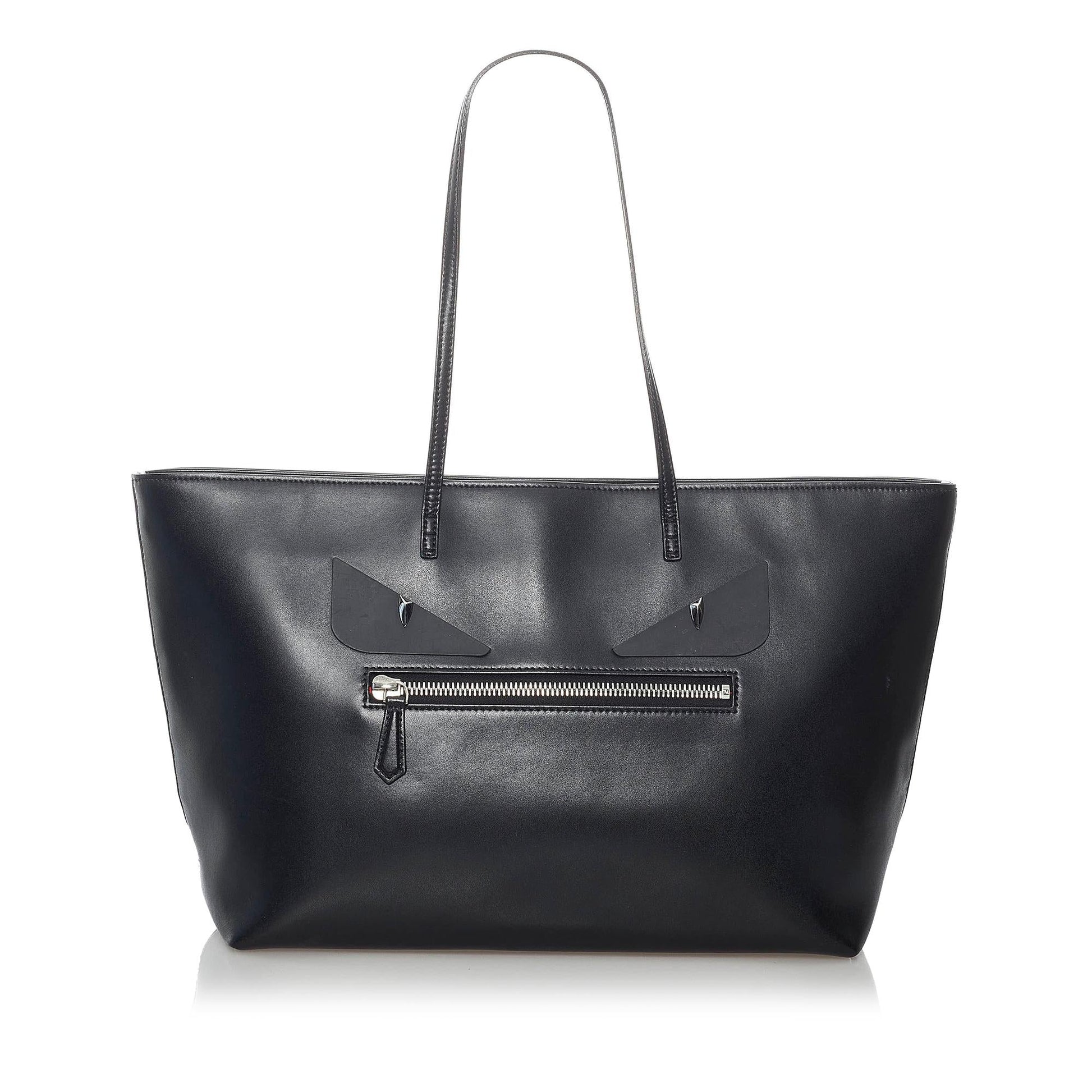 Fendi Monster Roll Tote Bag Shg Leather