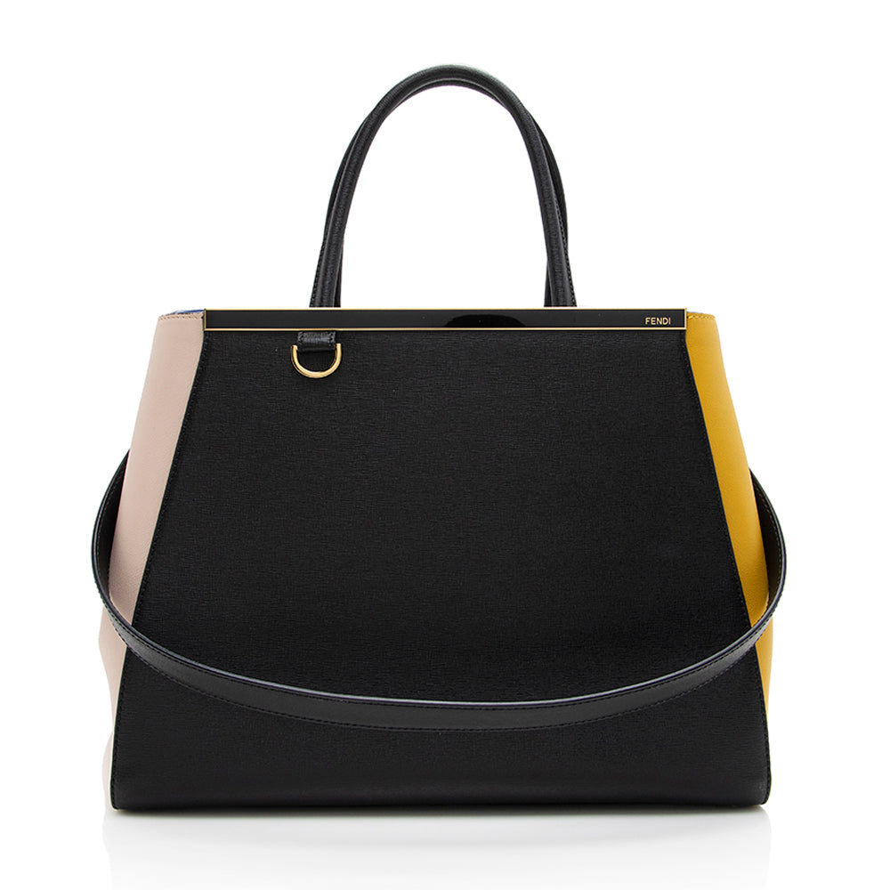Fendi 2Jours Tote Shf Leather Multicolor Tote Bag