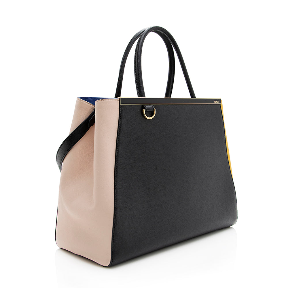 Fendi 2Jours Tote Shf Leather Multicolor Tote Bag