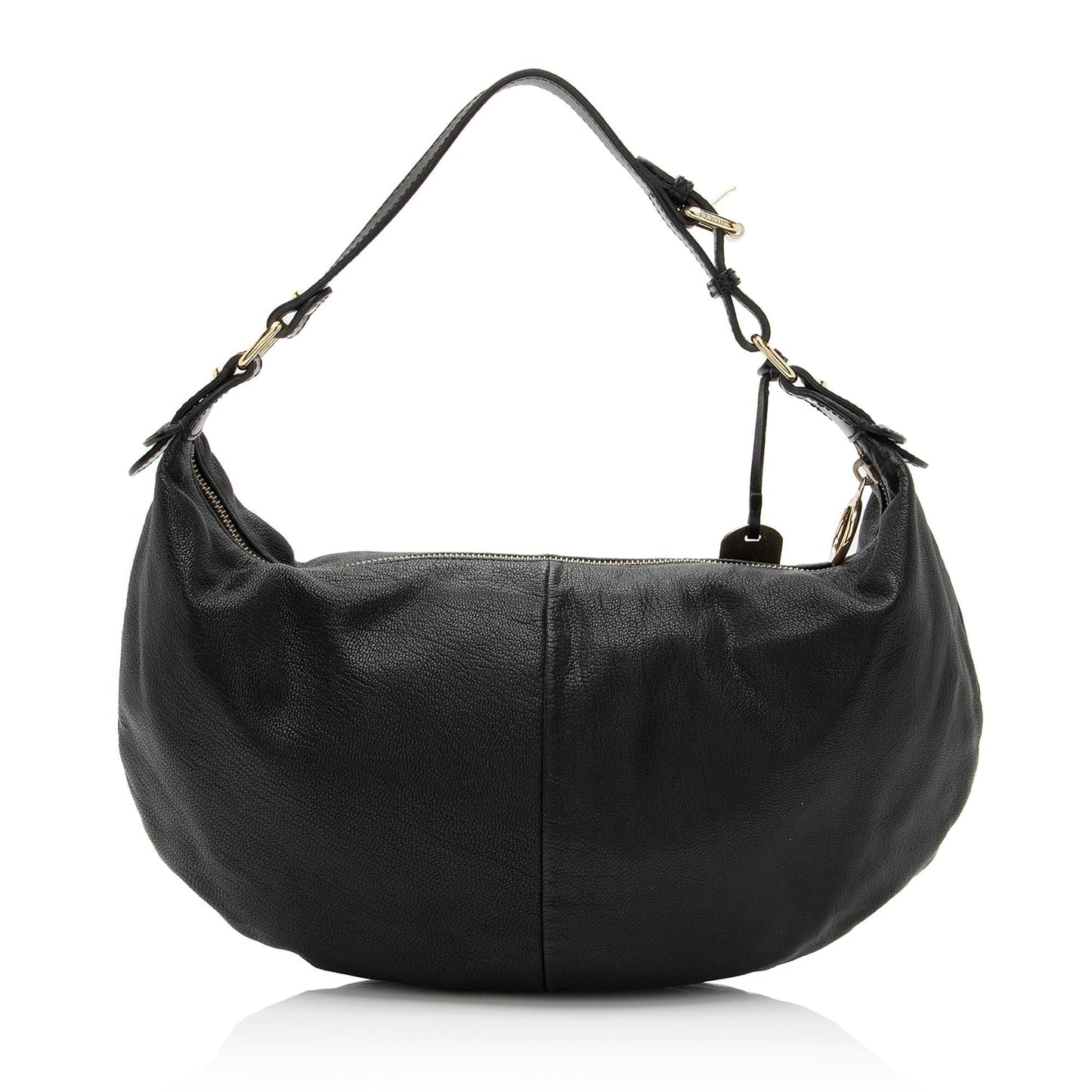 Fendi Nappa Hobo Shf Kyspjl Leather Small Shoulder Bag