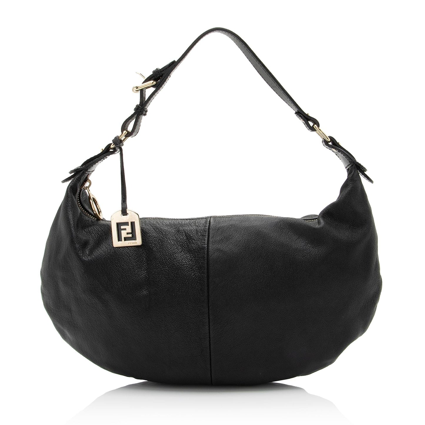 Fendi Nappa Hobo Shf Kyspjl Leather Small Shoulder Bag
