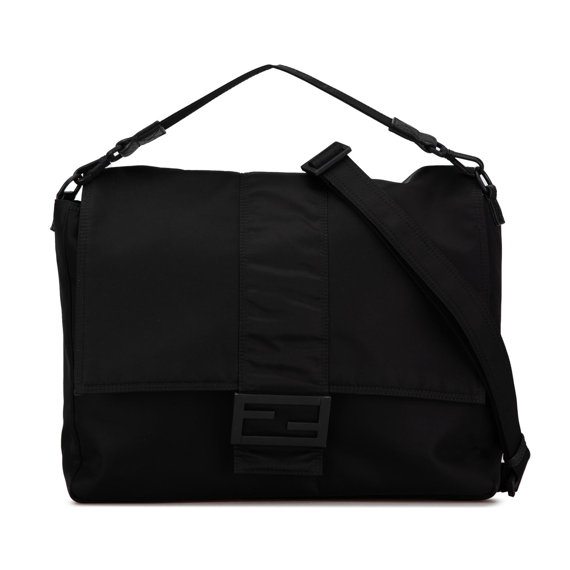 Fendi Baguette Messenger Bag Nylon Shoulder Bag Baguette Messenger Bag