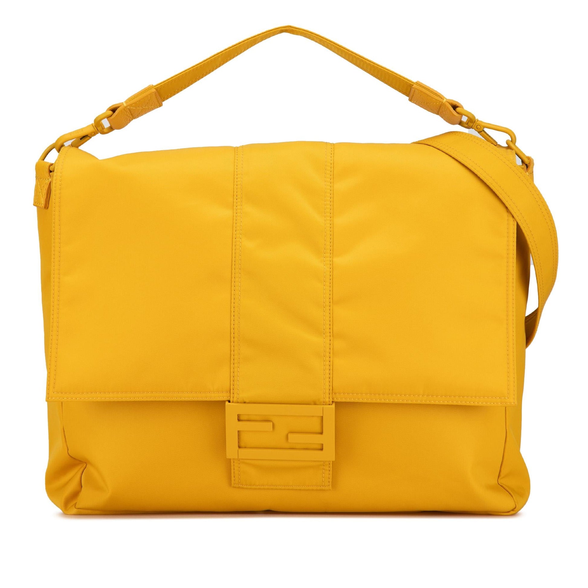 Fendi Baguette Messenger Bag Nylon Shoulder Bag