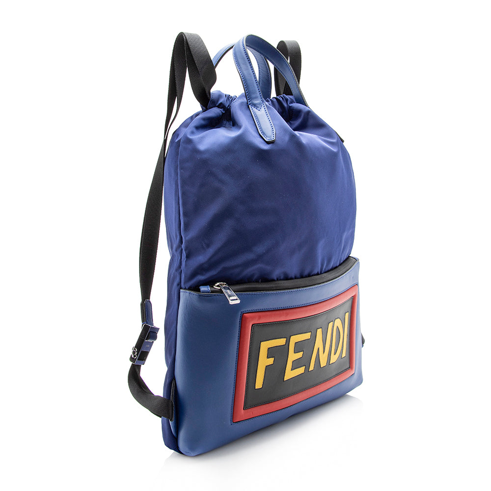 Fendi Backpack Shf Nylon Logo Shoulder Bag