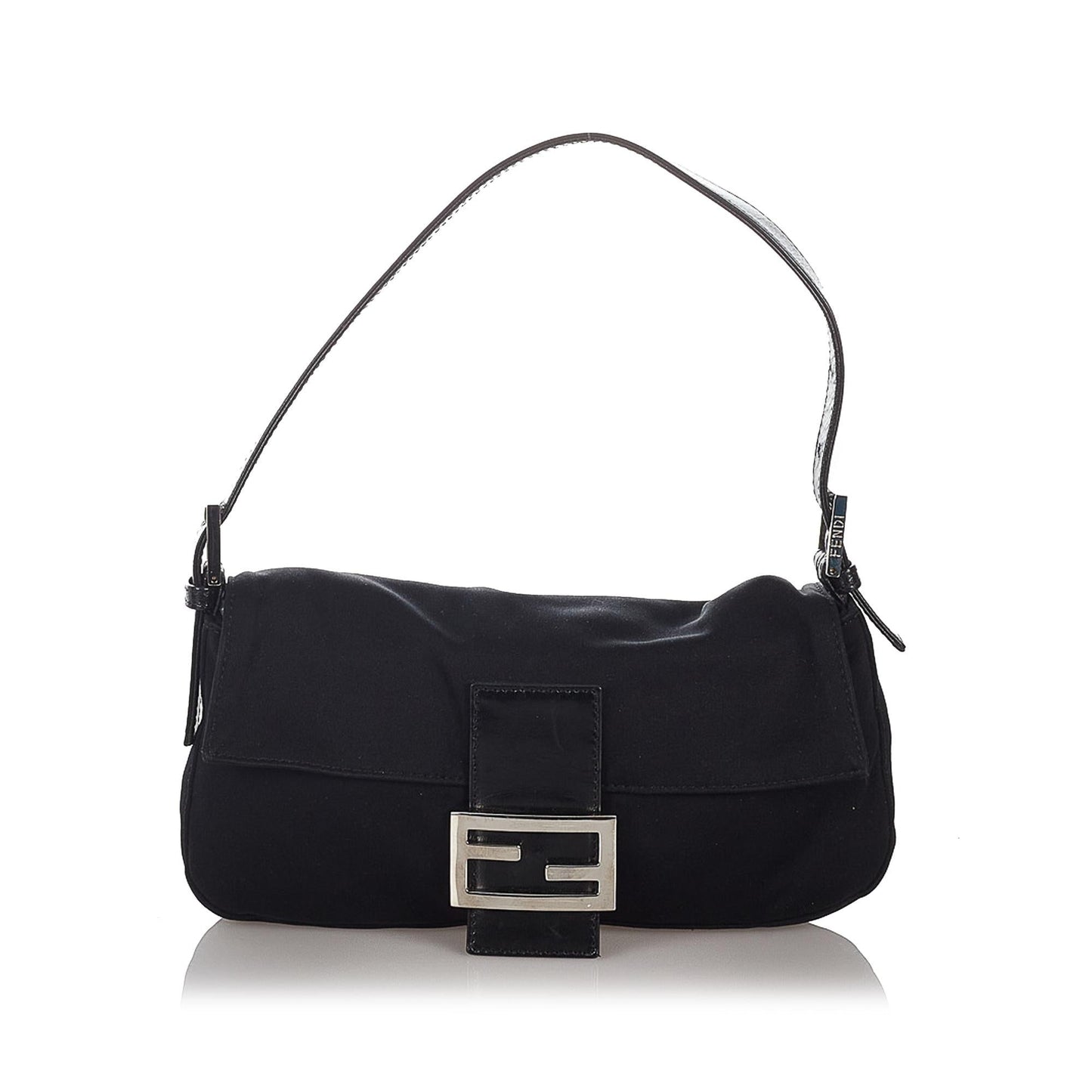 Fendi Mamma Baguette Shg Handbag Nylon Shoulder Bag