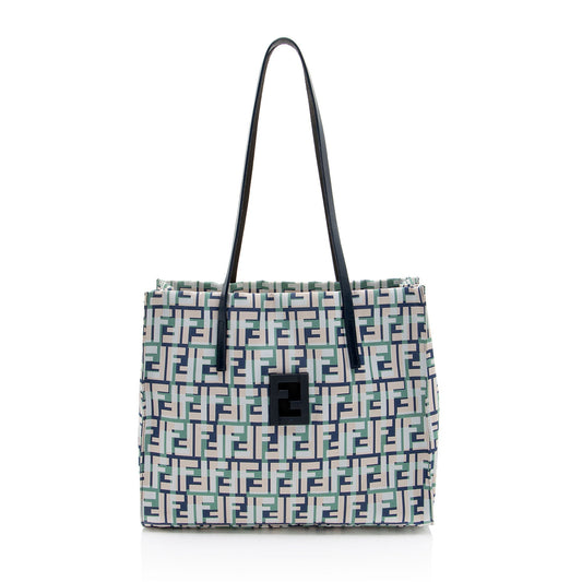 Fendi Zucca Tote Nylon Tote Bag