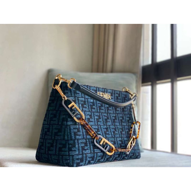 Fendi Lock Hand Bag Travel Bag