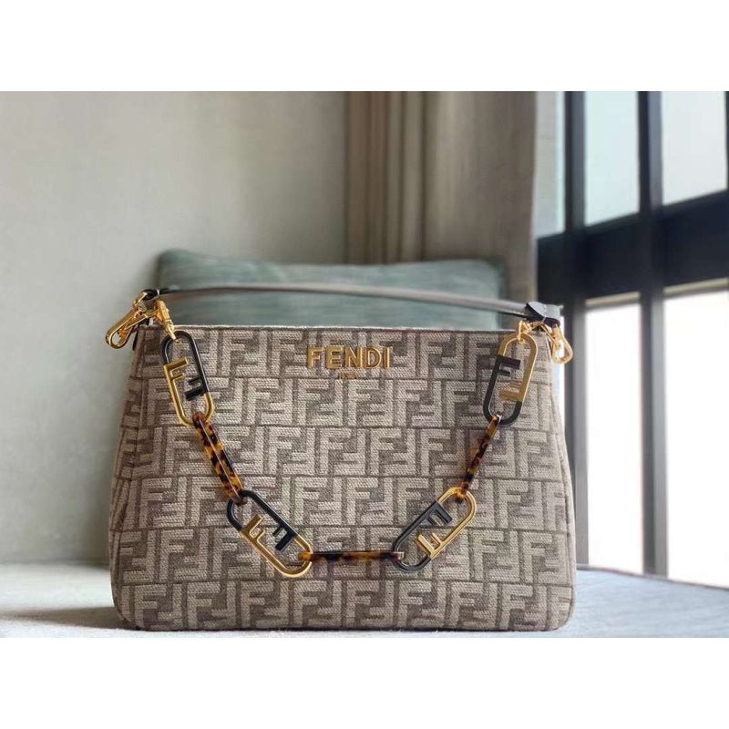 Fendi Lock Hand Bag Travel Bag Hand Bag Bgmp1620