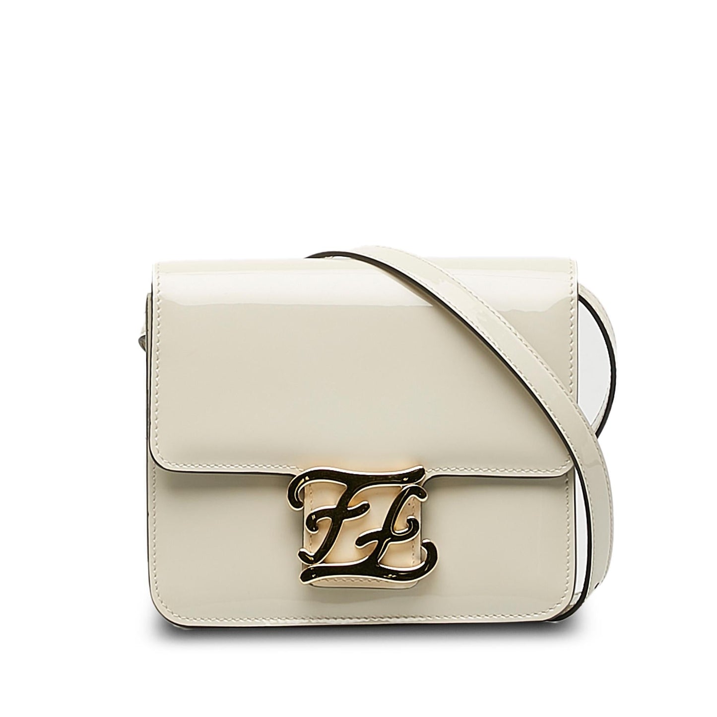 Fendi Karligraphy Crossbody Bag Shg 0Inckf Patent