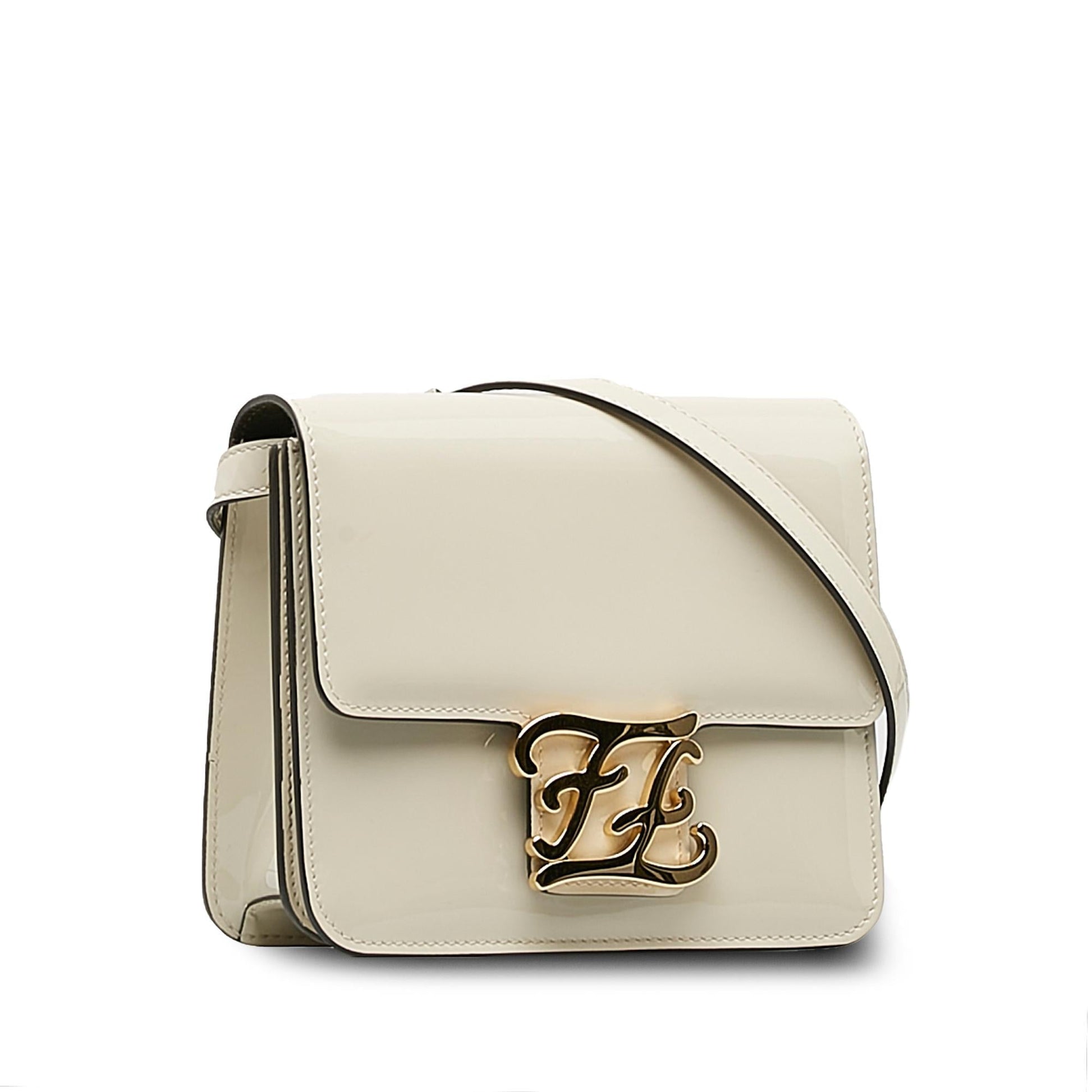 Fendi Karligraphy Crossbody Bag Shg 0Inckf Patent